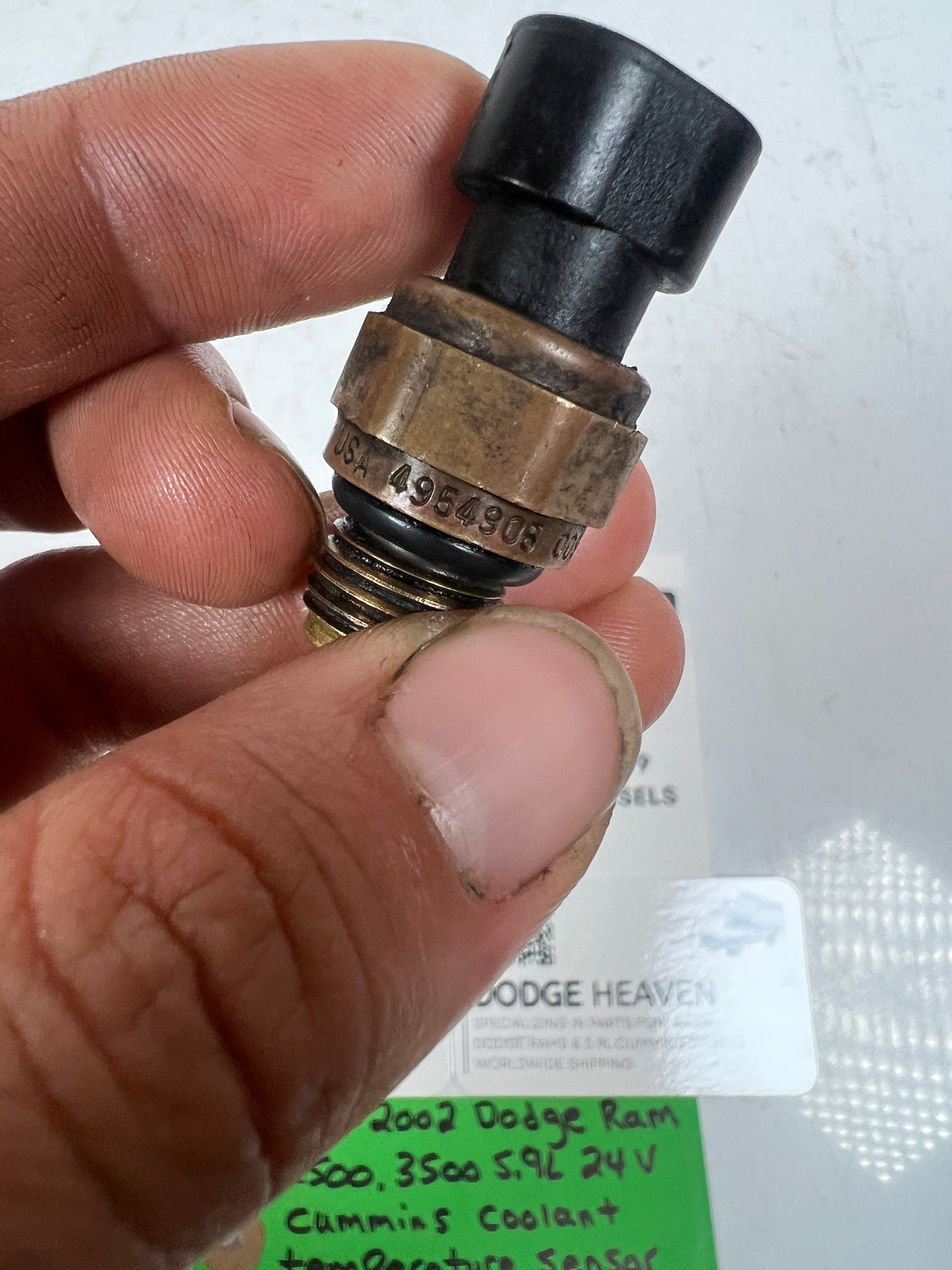 1998.5-2002 Dodge Ram 24V 5.9L Cummins Coolant Temperature Sensor