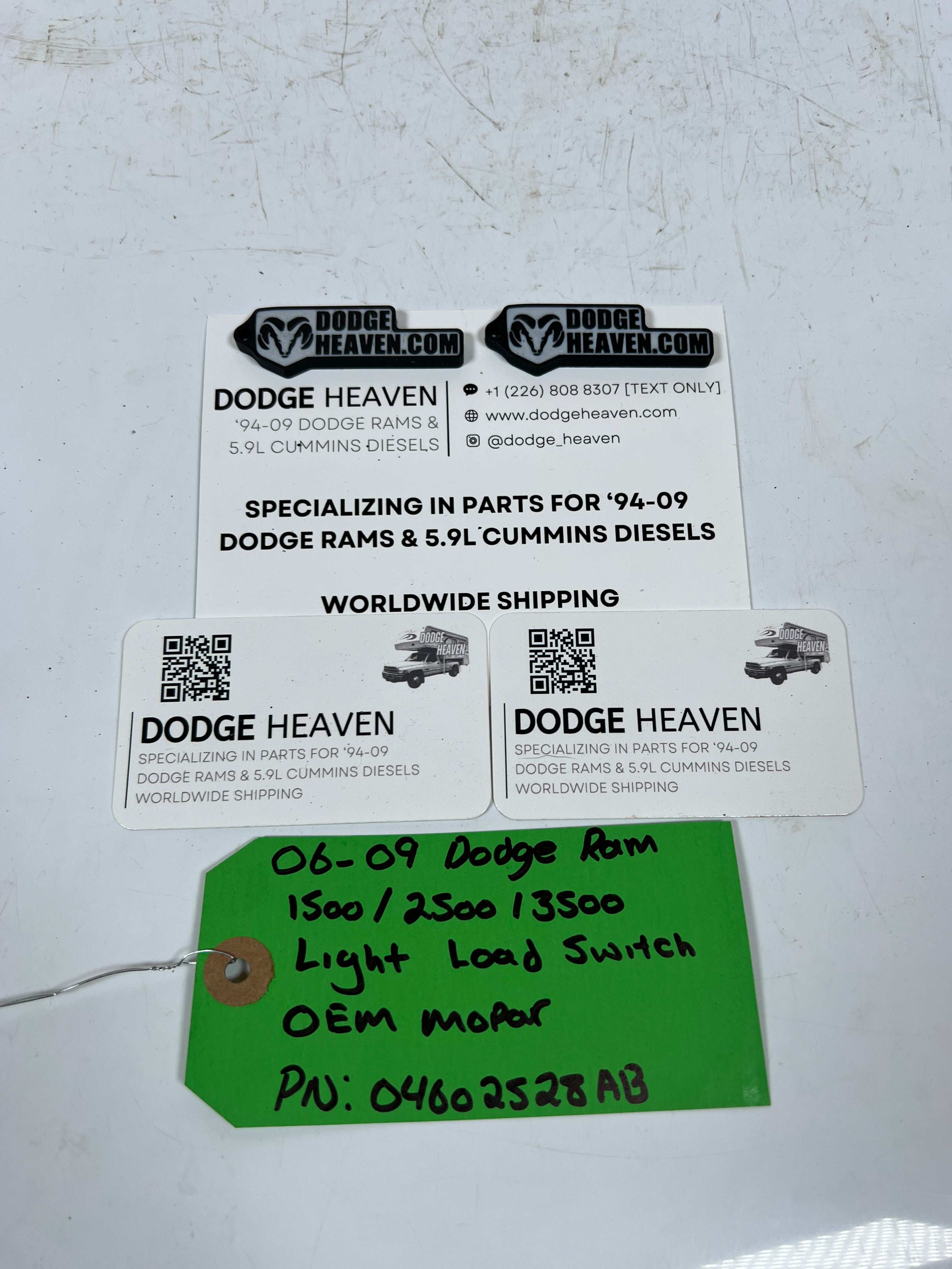 2006-2009 Dodge Ram 1500-3500 Light Load Switch