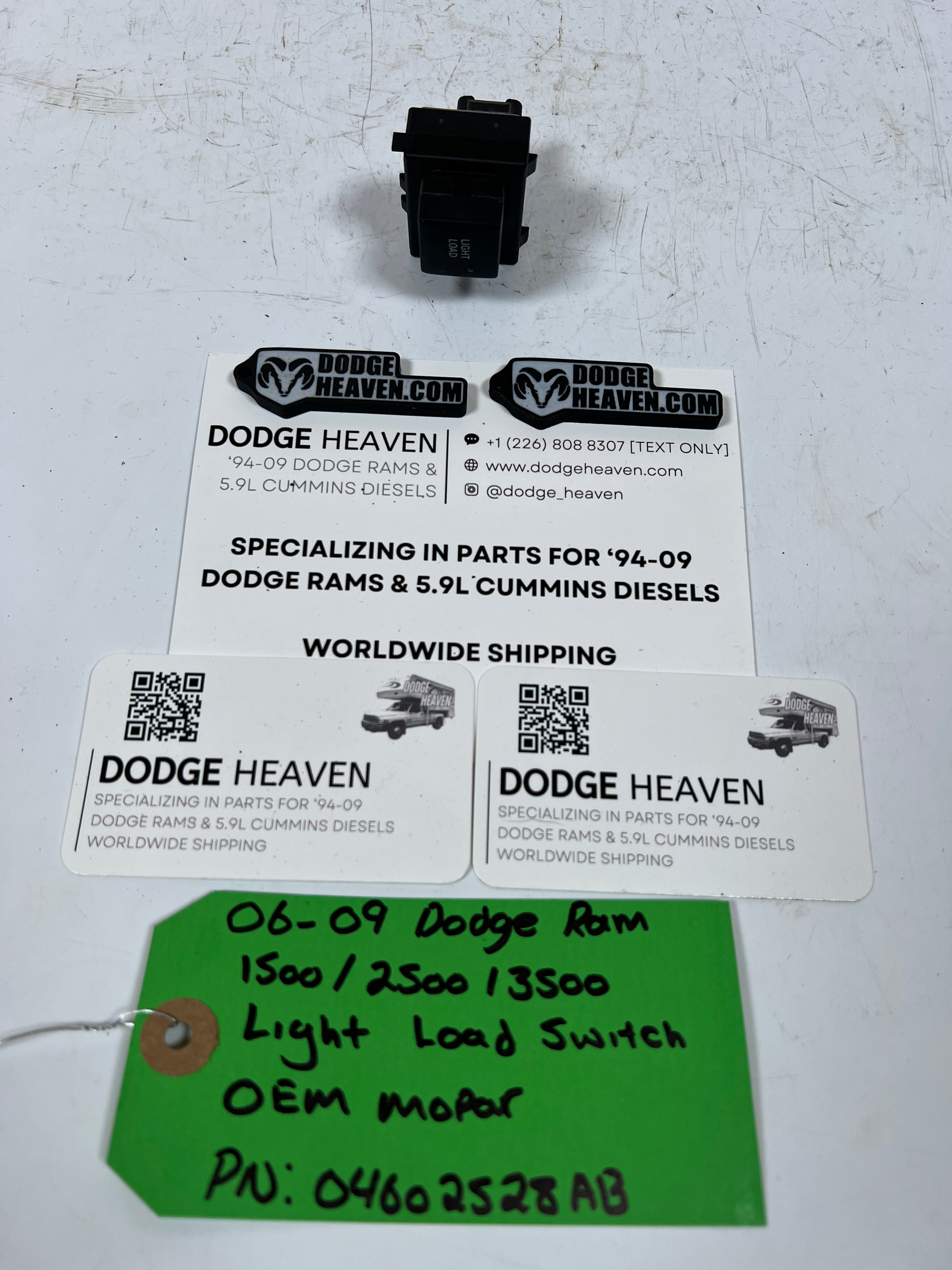 2006-2009 Dodge Ram 1500-3500 Light Load Switch