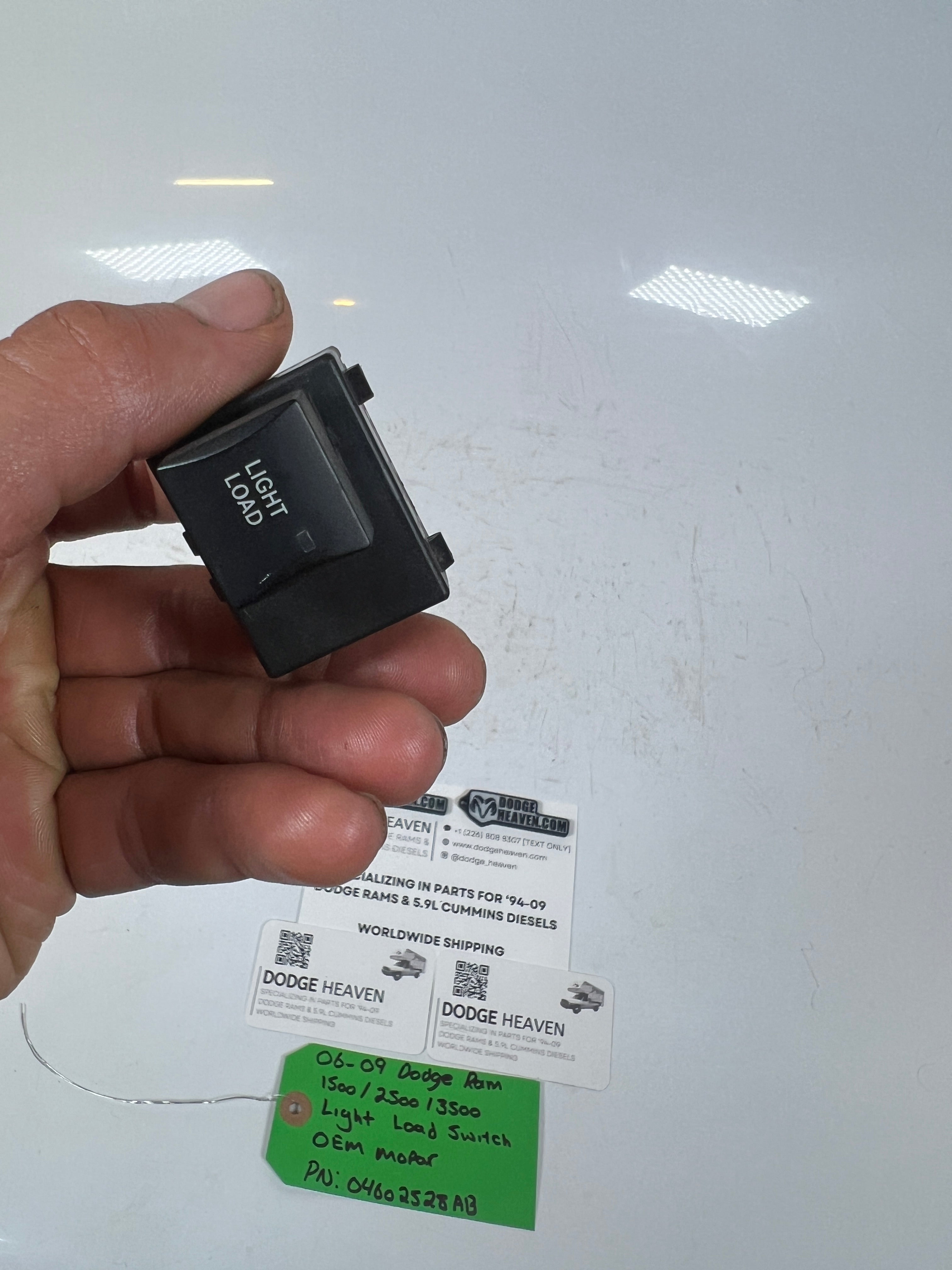 2006-2009 Dodge Ram 1500-3500 Light Load Switch