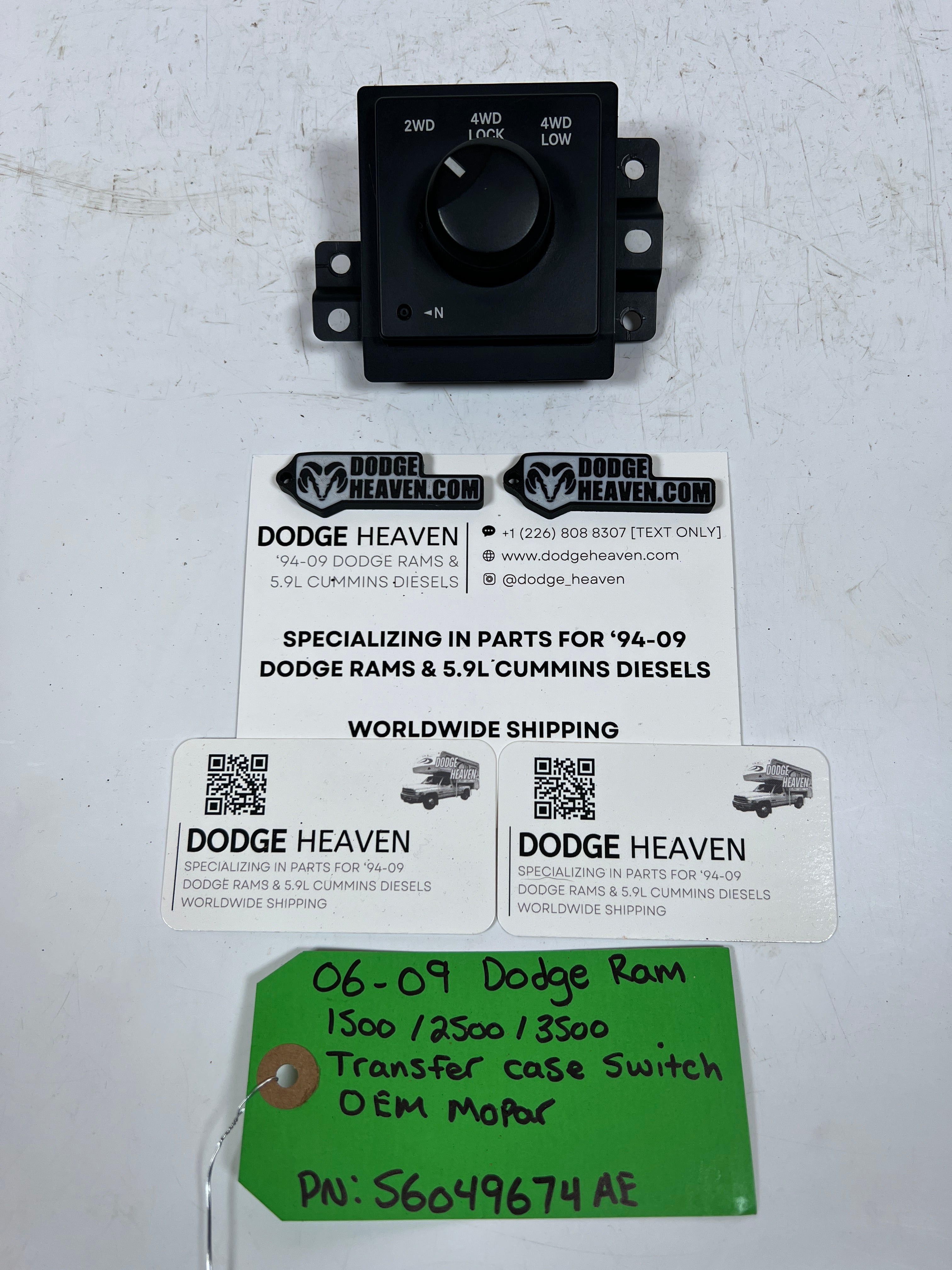 2006-2009 Dodge Ram 1500-3500 Electric 4x4 Transfer Case Switch