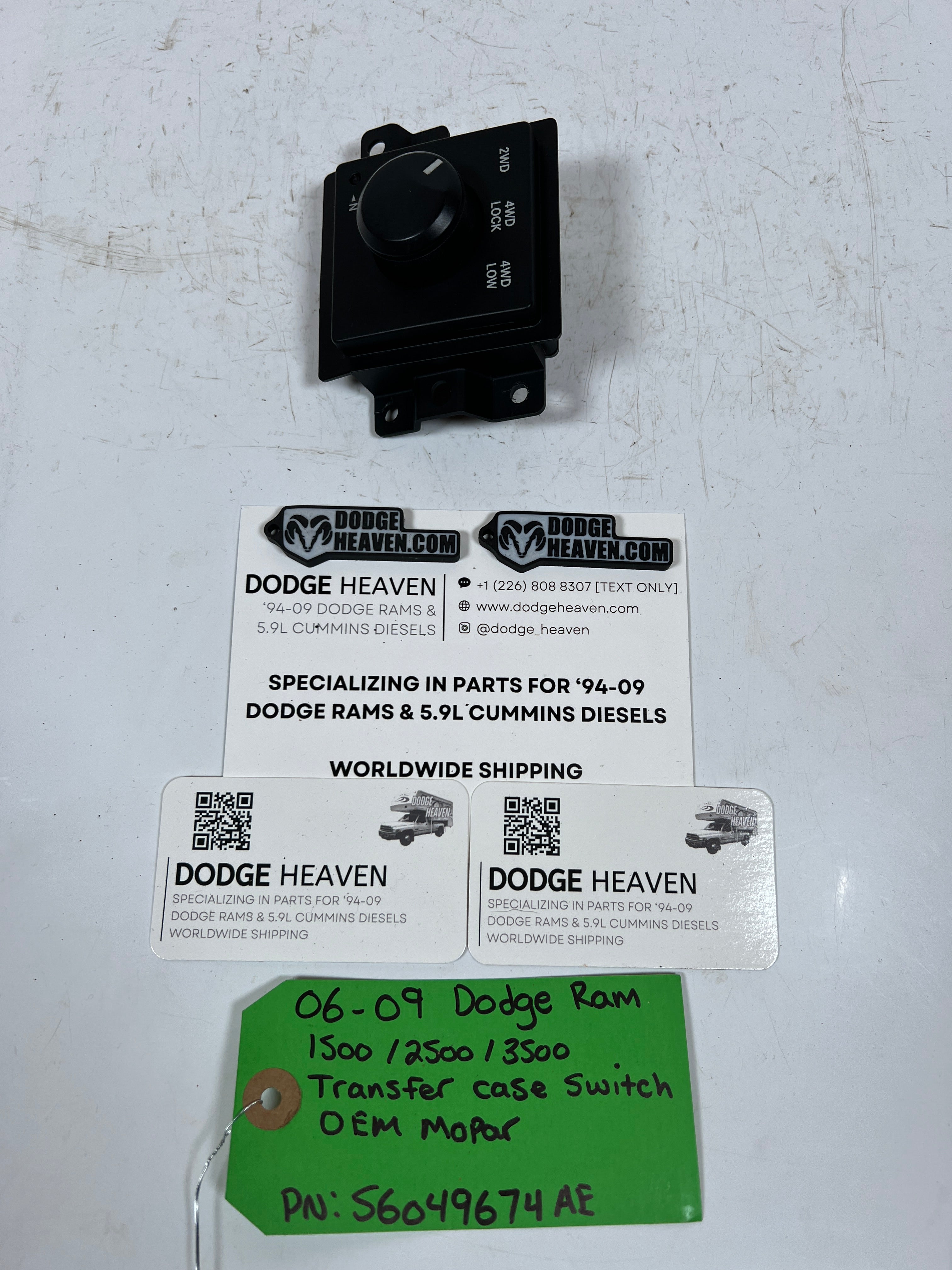 2006-2009 Dodge Ram 1500-3500 Electric 4x4 Transfer Case Switch