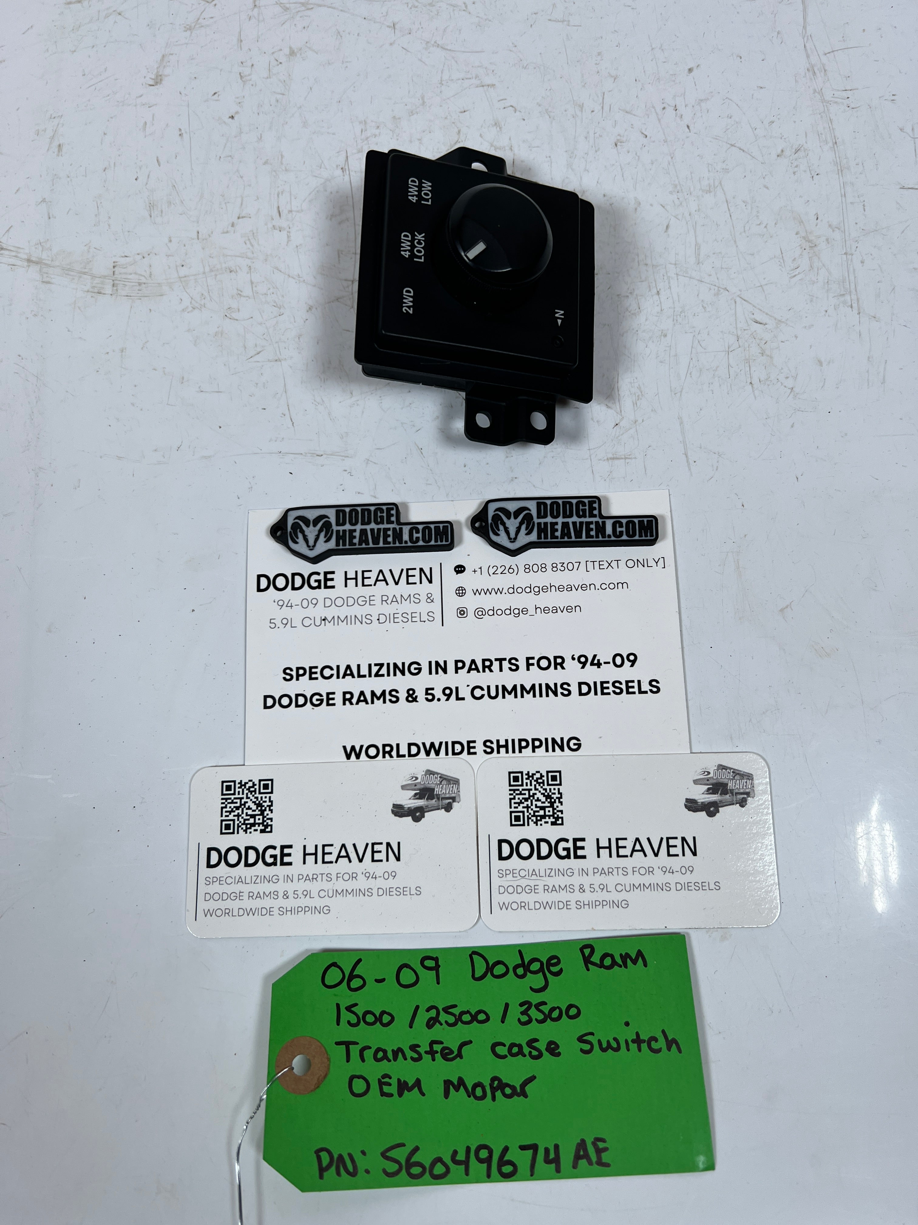 2006-2009 Dodge Ram 1500-3500 Electric 4x4 Transfer Case Switch