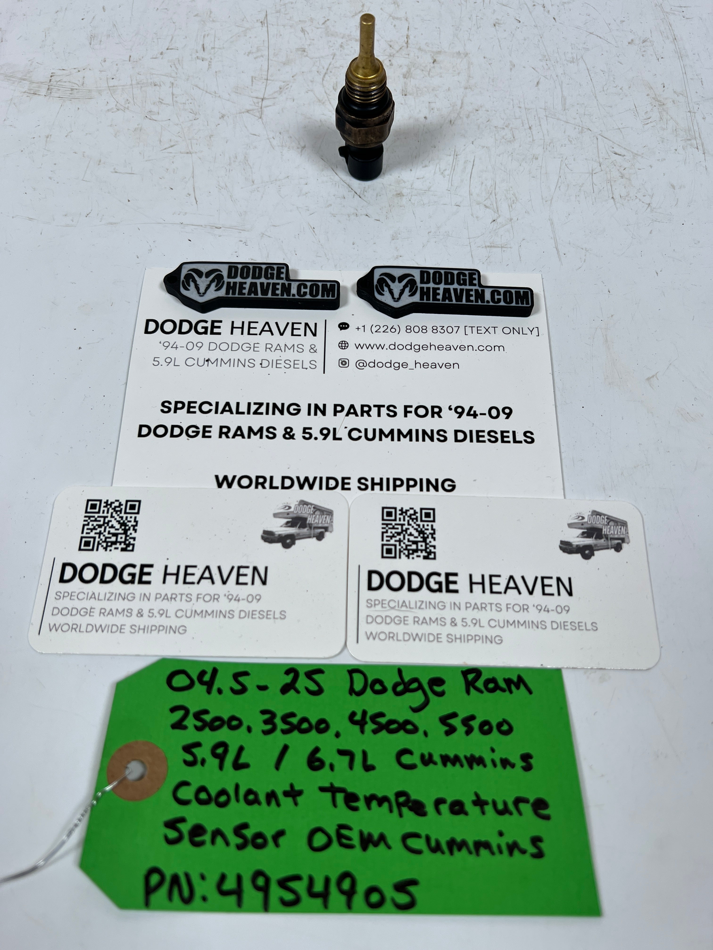 2004.5-2025 Dodge Ram 5.9L 6.7L Cummins Coolant Temperature Sensor