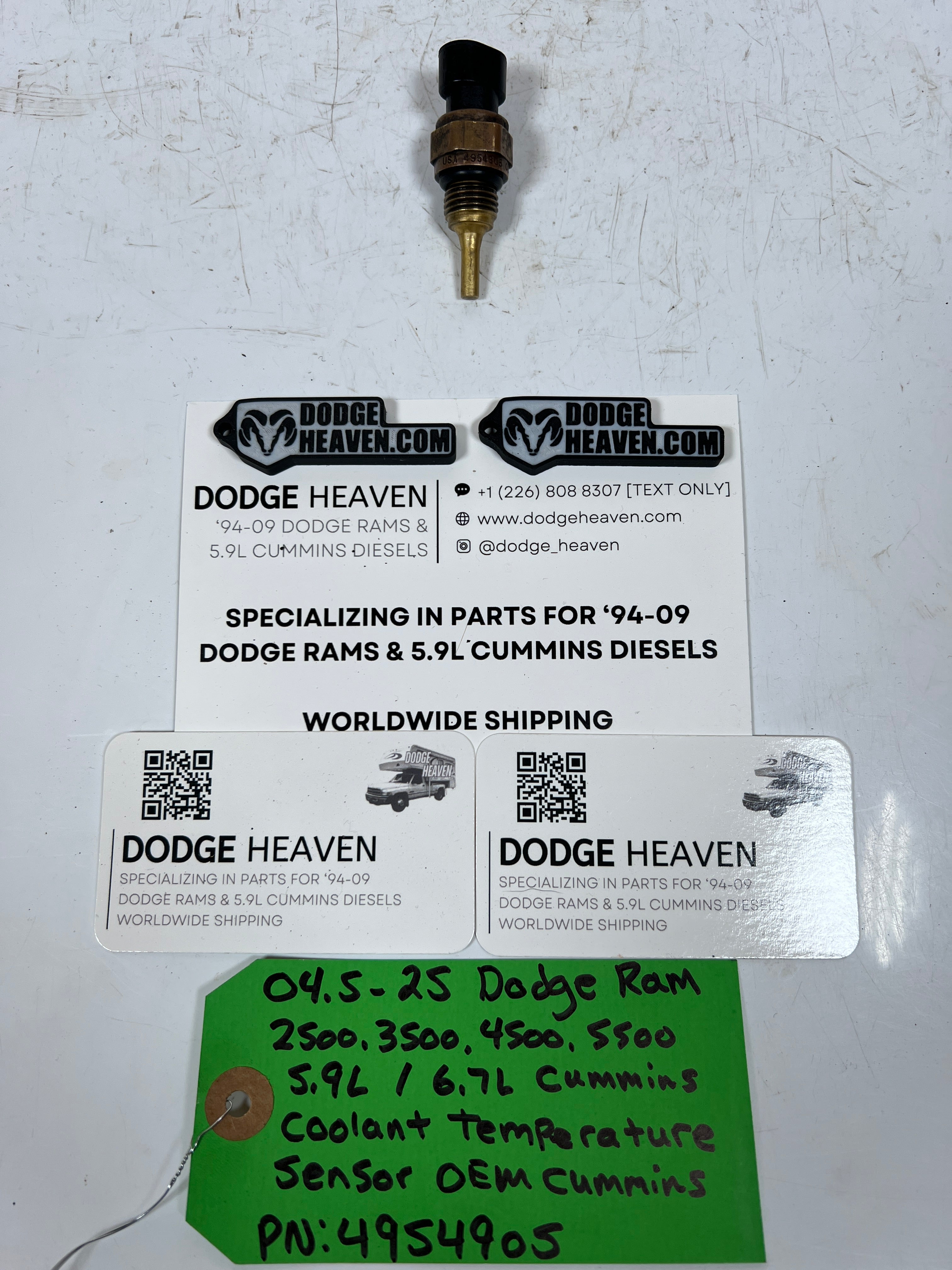 2004.5-2025 Dodge Ram 5.9L 6.7L Cummins Coolant Temperature Sensor