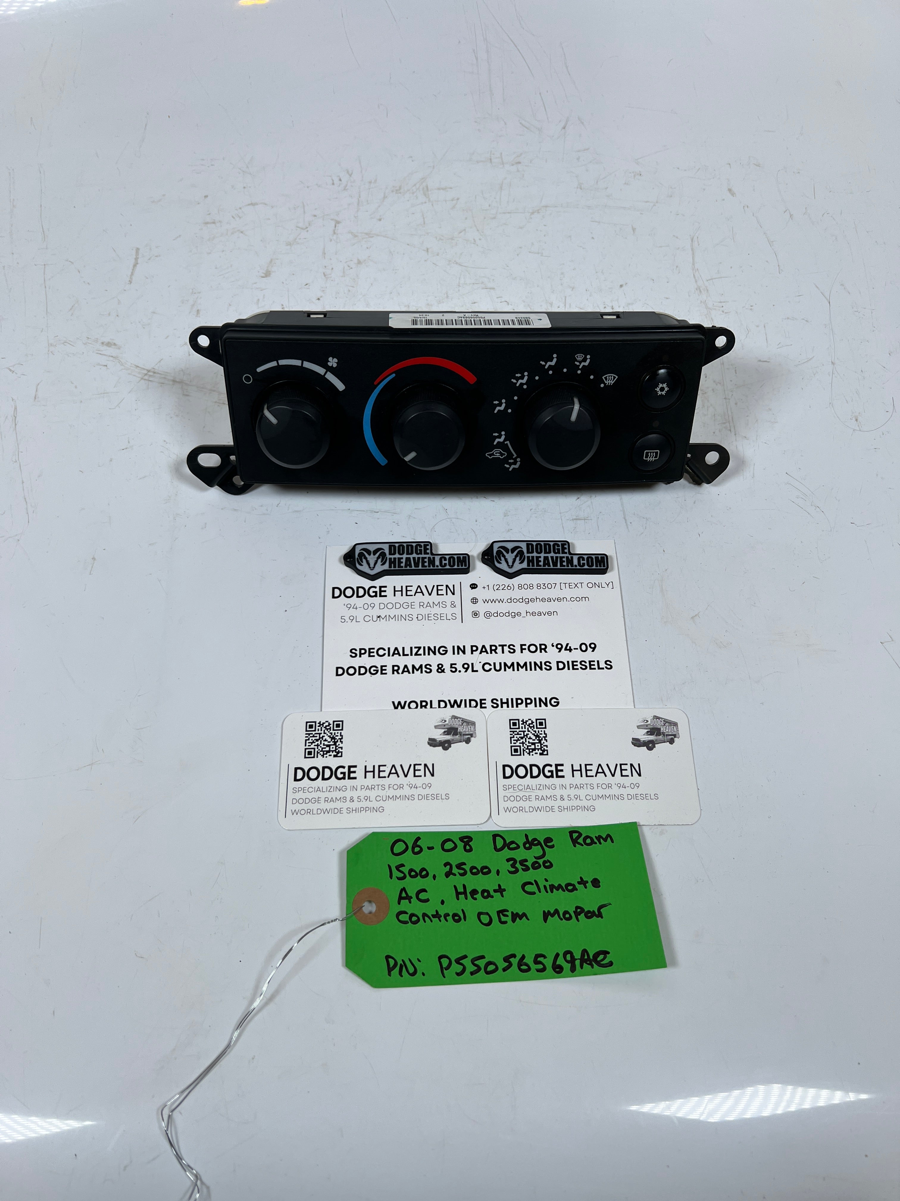 2006-2008 Dodge Ram 1500-3500 AC Heat Climate Control