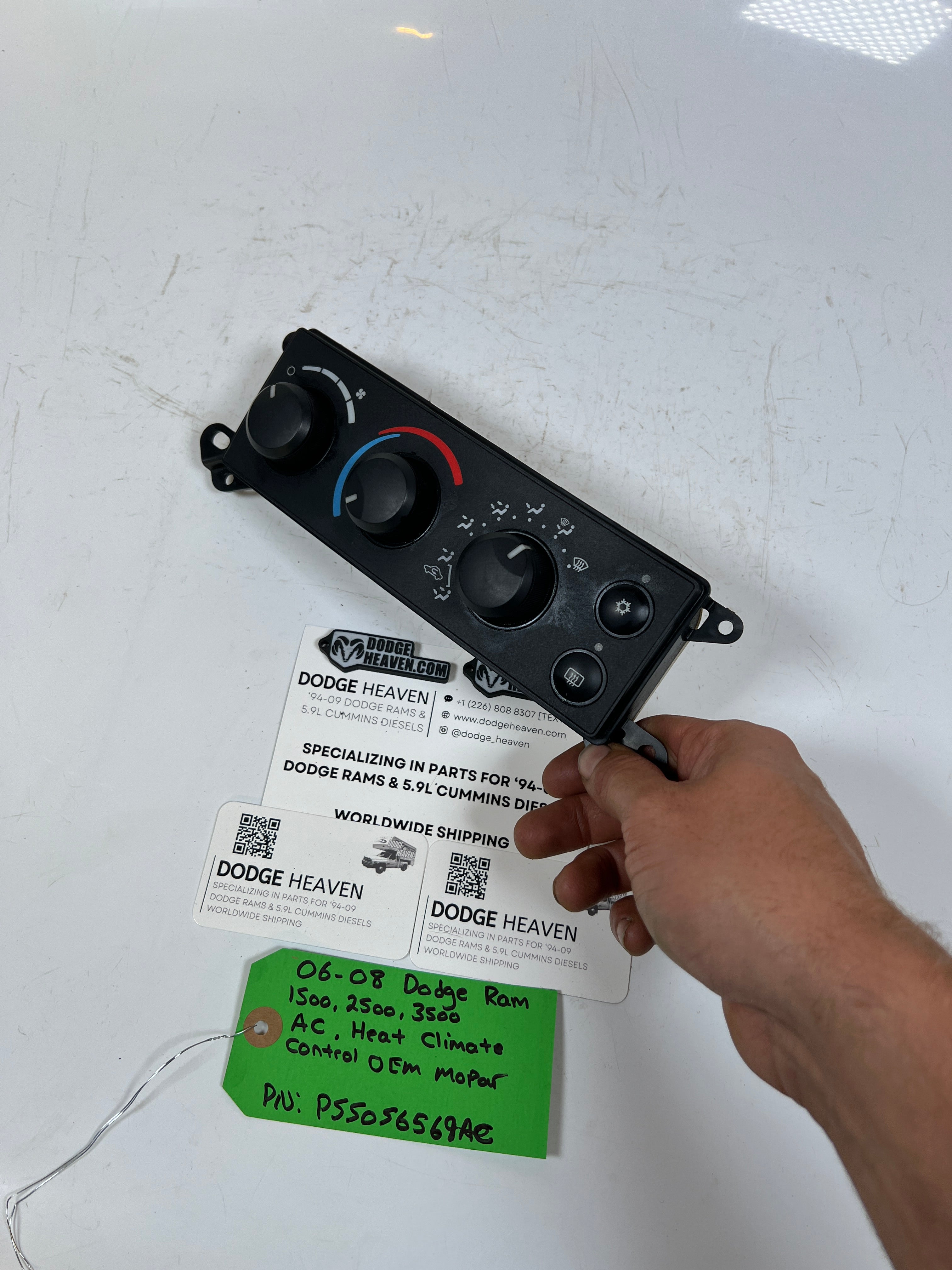 2006-2008 Dodge Ram 1500-3500 AC Heat Climate Control