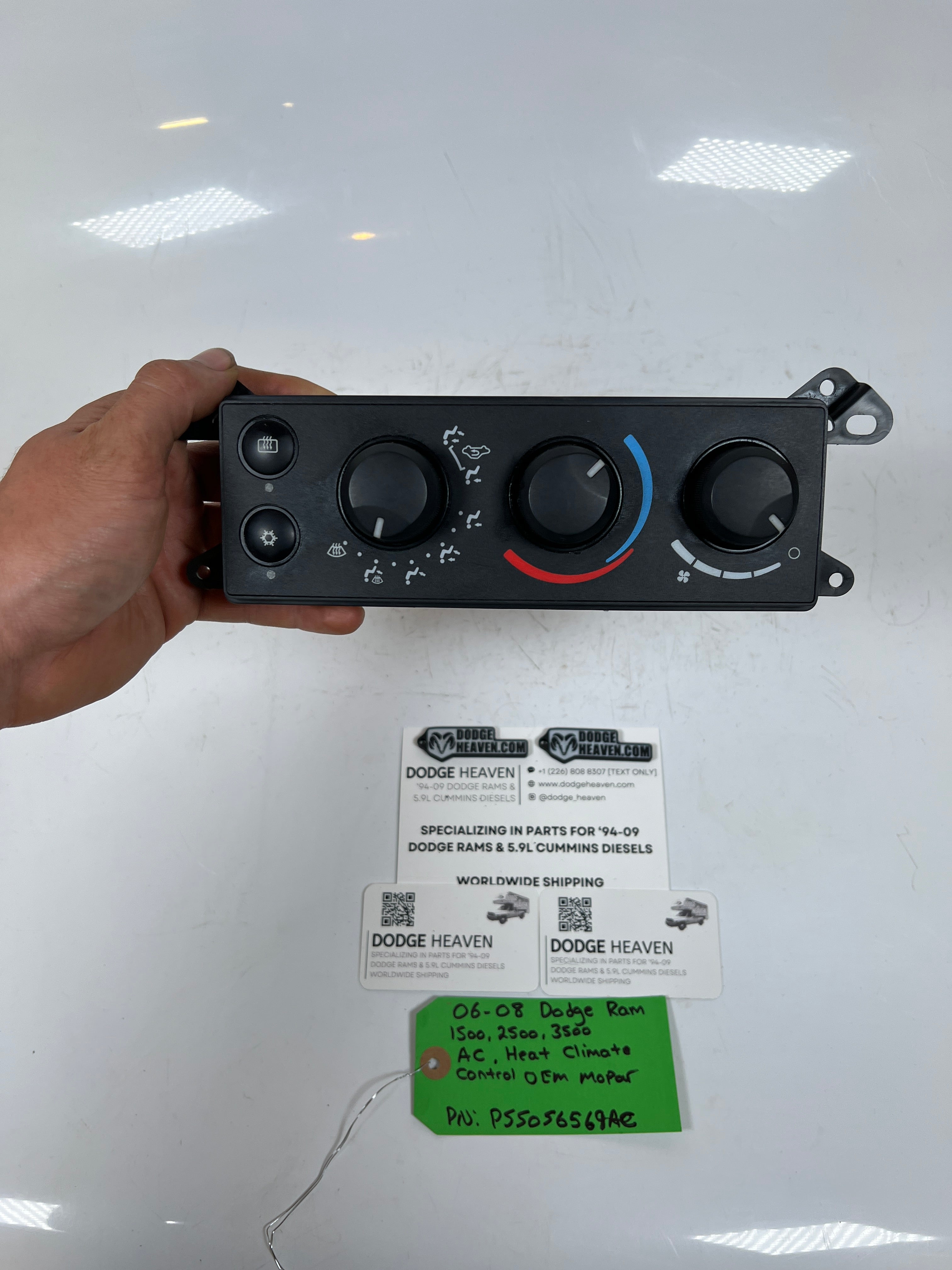 2006-2008 Dodge Ram 1500-3500 AC Heat Climate Control