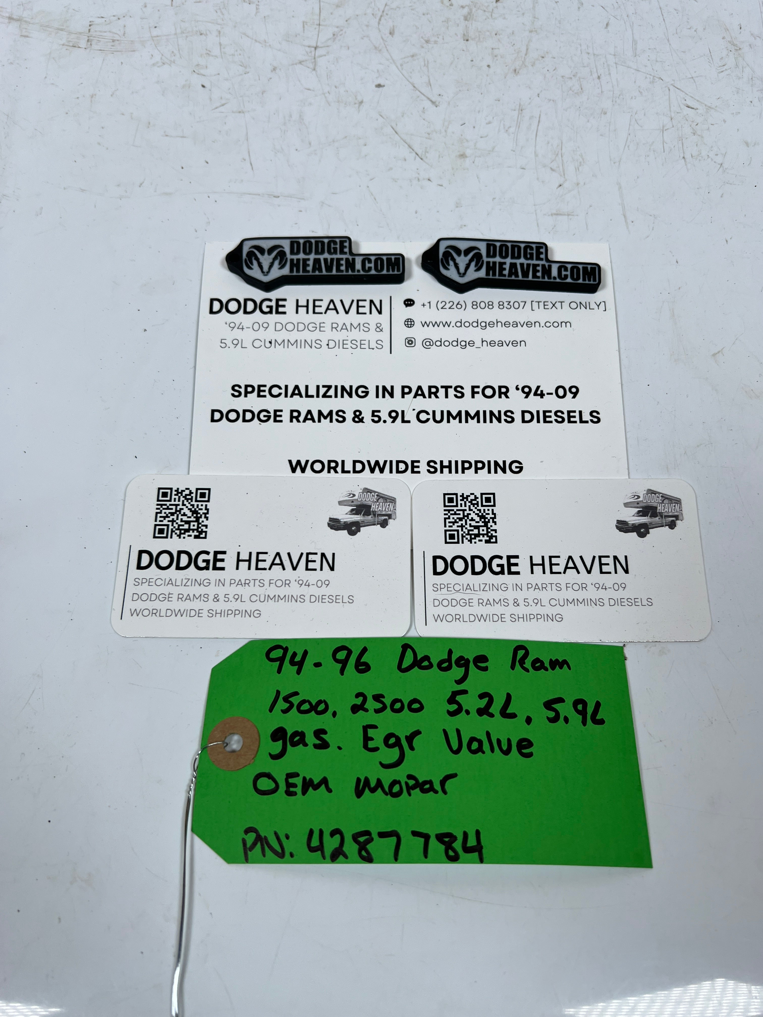 1994-1996 Dodge Ram 5.2L 5.9L Gas Magnum EGR Valve