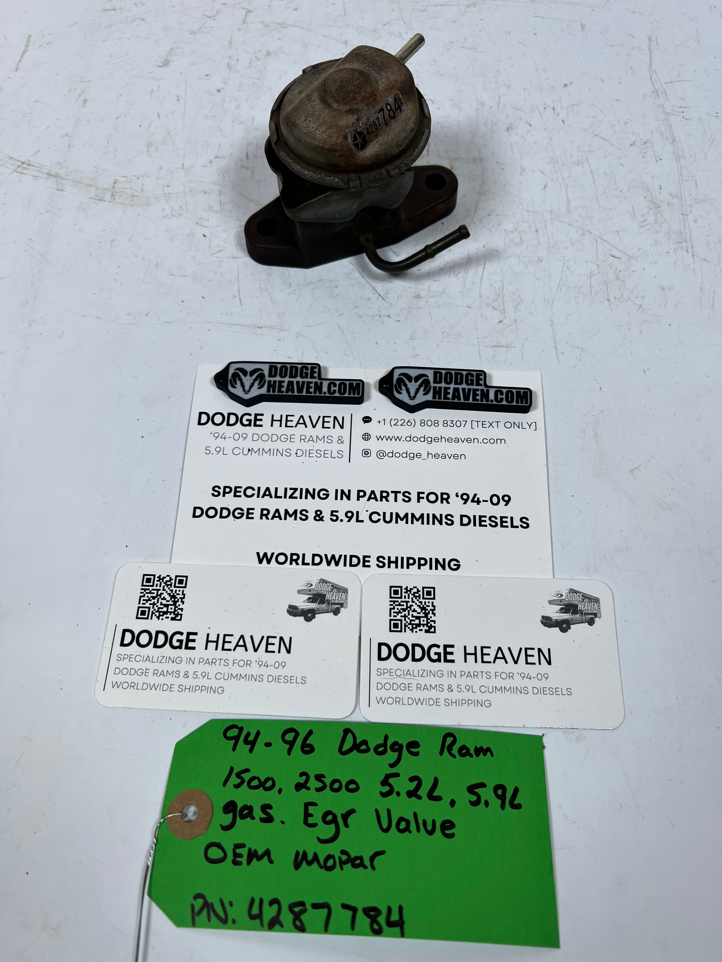 1994-1996 Dodge Ram 5.2L 5.9L Gas Magnum EGR Valve