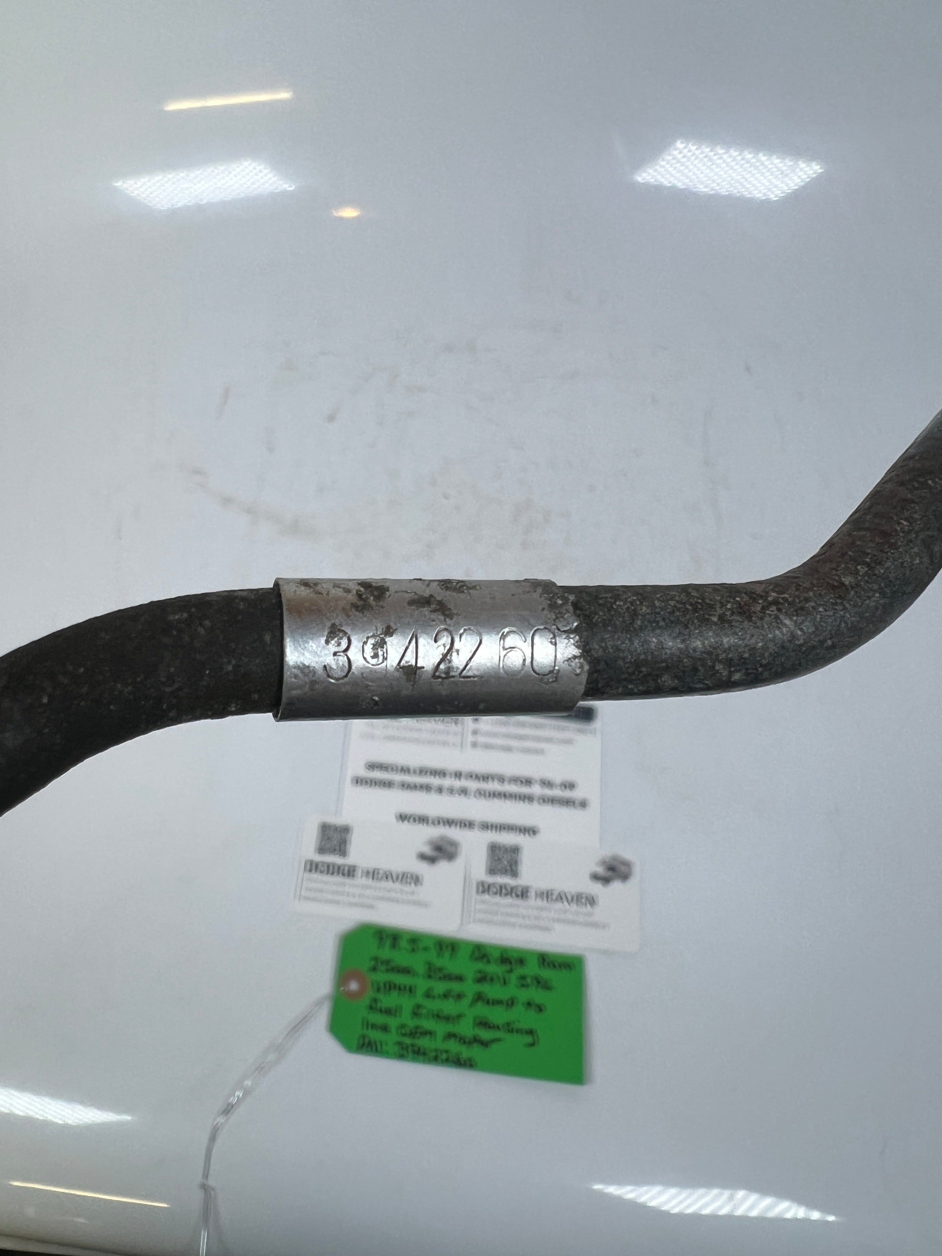 1998.5-1999 Dodge Ram 24V 5.9L Cummins Lift Pump To Fuel Filter Housing