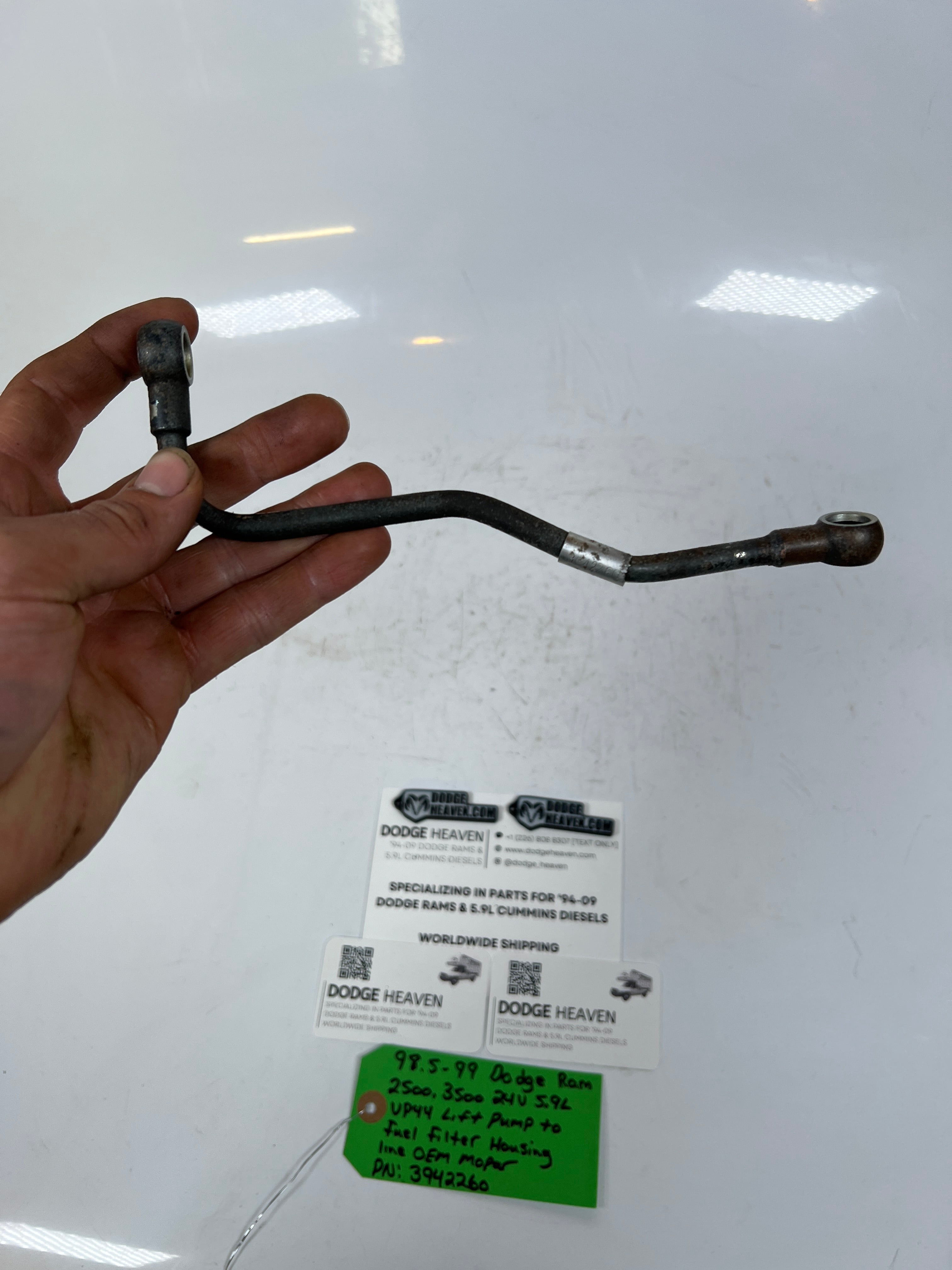 1998.5-1999 Dodge Ram 24V 5.9L Cummins Lift Pump To Fuel Filter Housing
