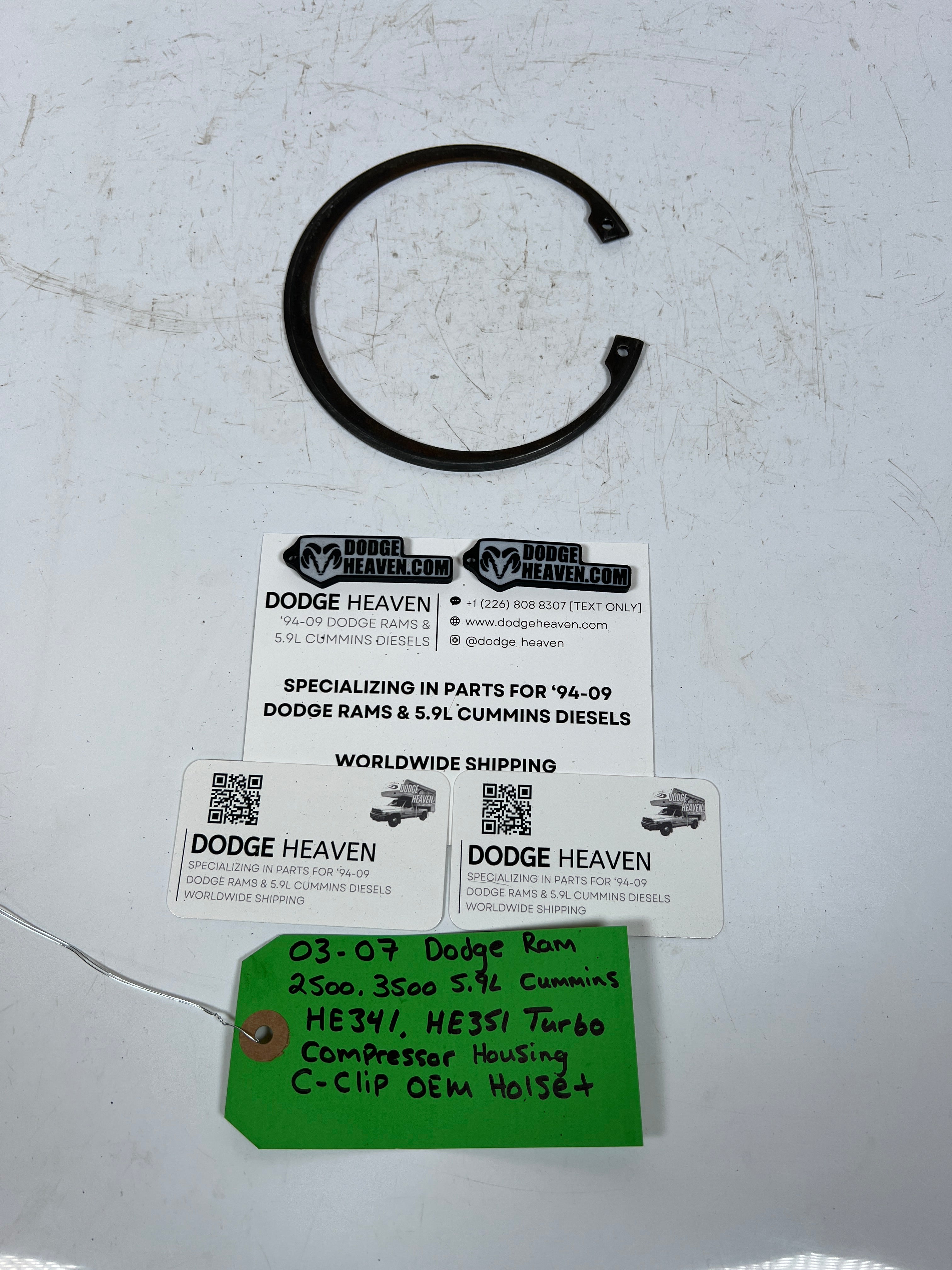 2003-2007 Dodge Ram 5.9L Cummins HE341 HE351 Turbo Compressor C-Clip