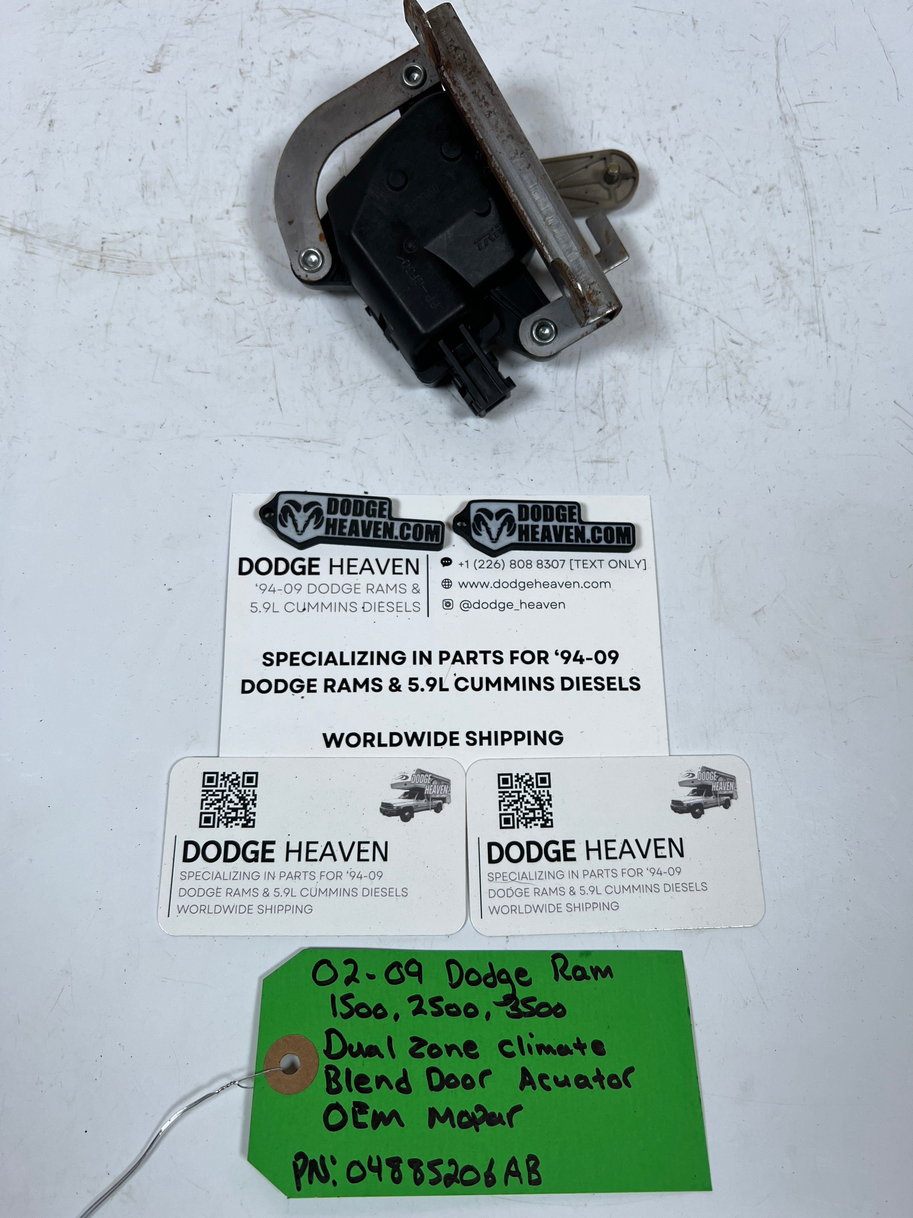 2002-2009 Dodge Ram 1500-3500 Dual Zone Climate Blend Door Actuator