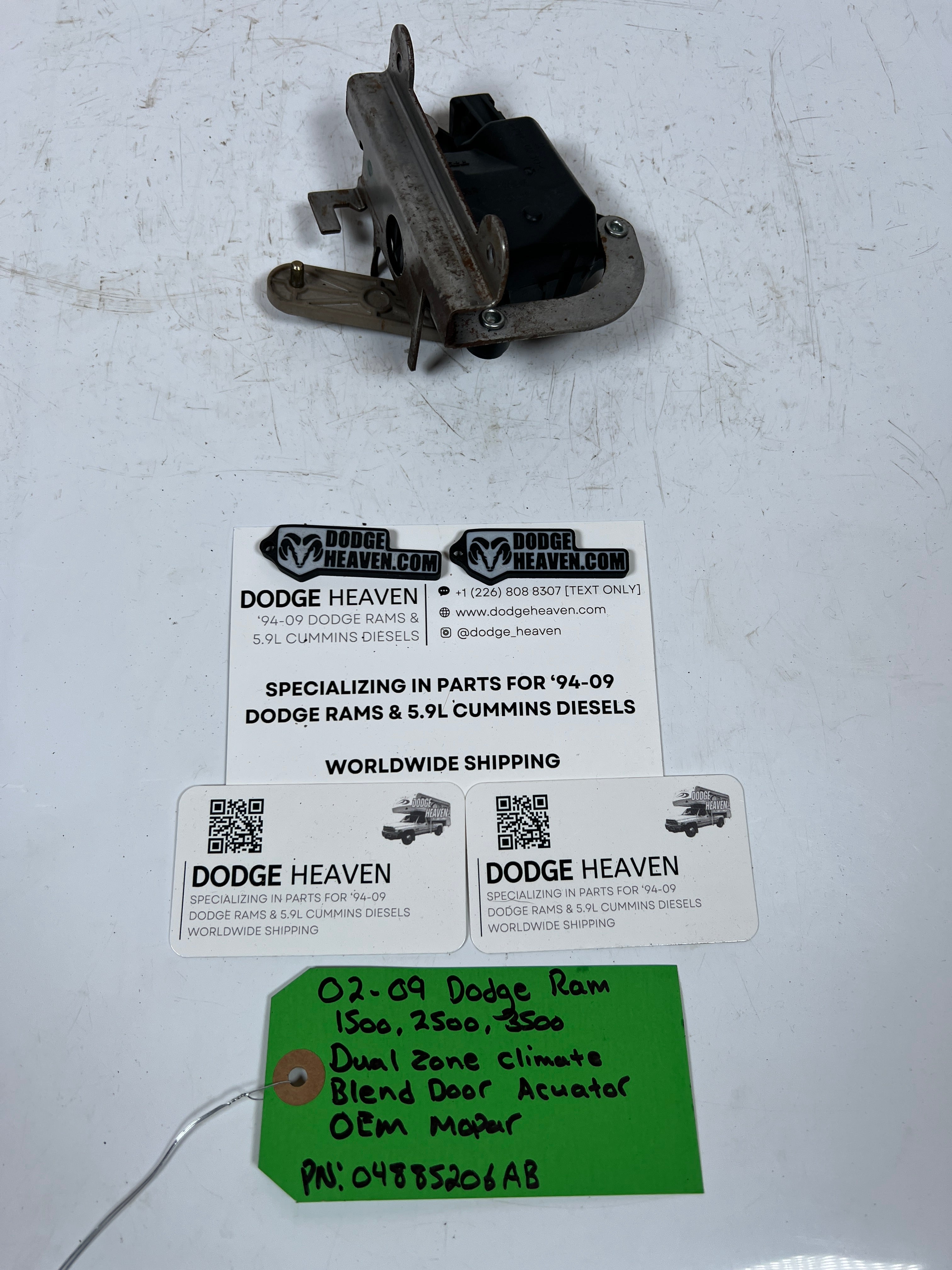 2002-2009 Dodge Ram 1500-3500 Dual Zone Climate Blend Door Actuator