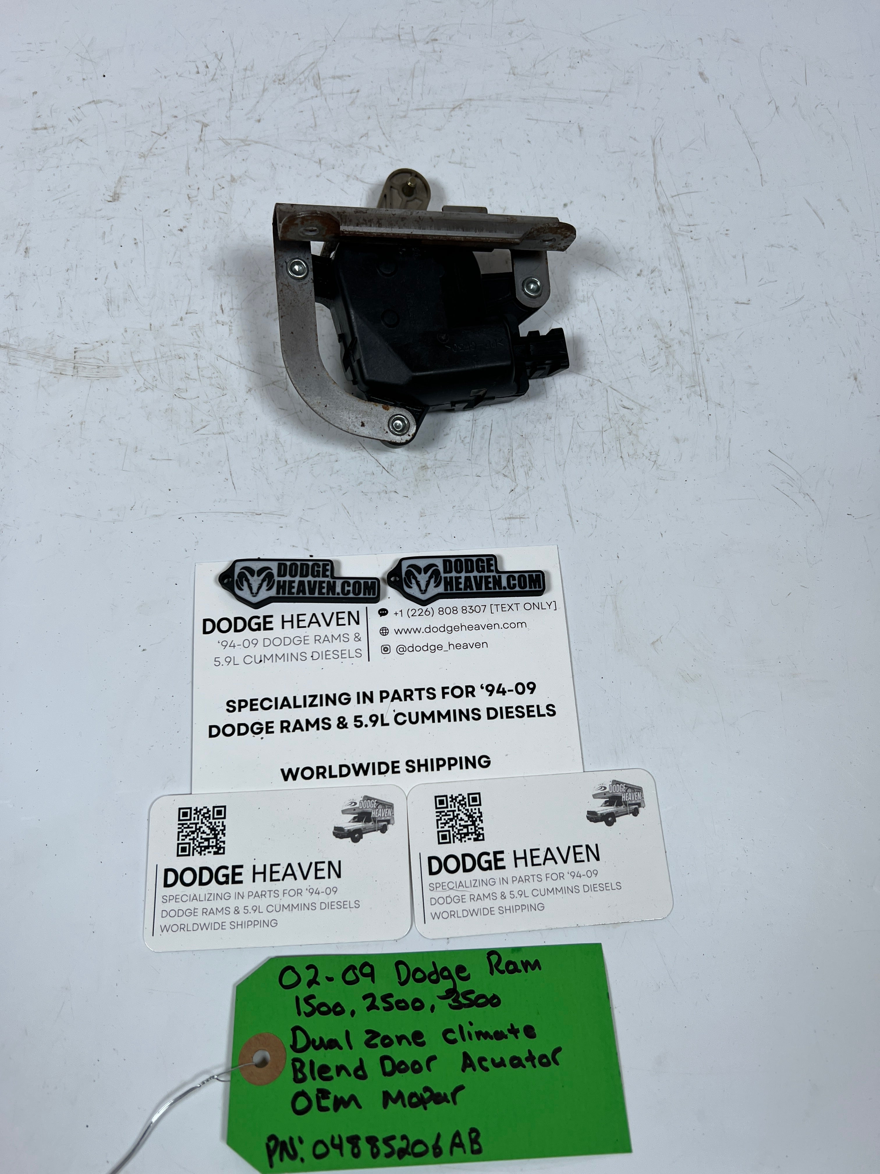2002-2009 Dodge Ram 1500-3500 Dual Zone Climate Blend Door Actuator