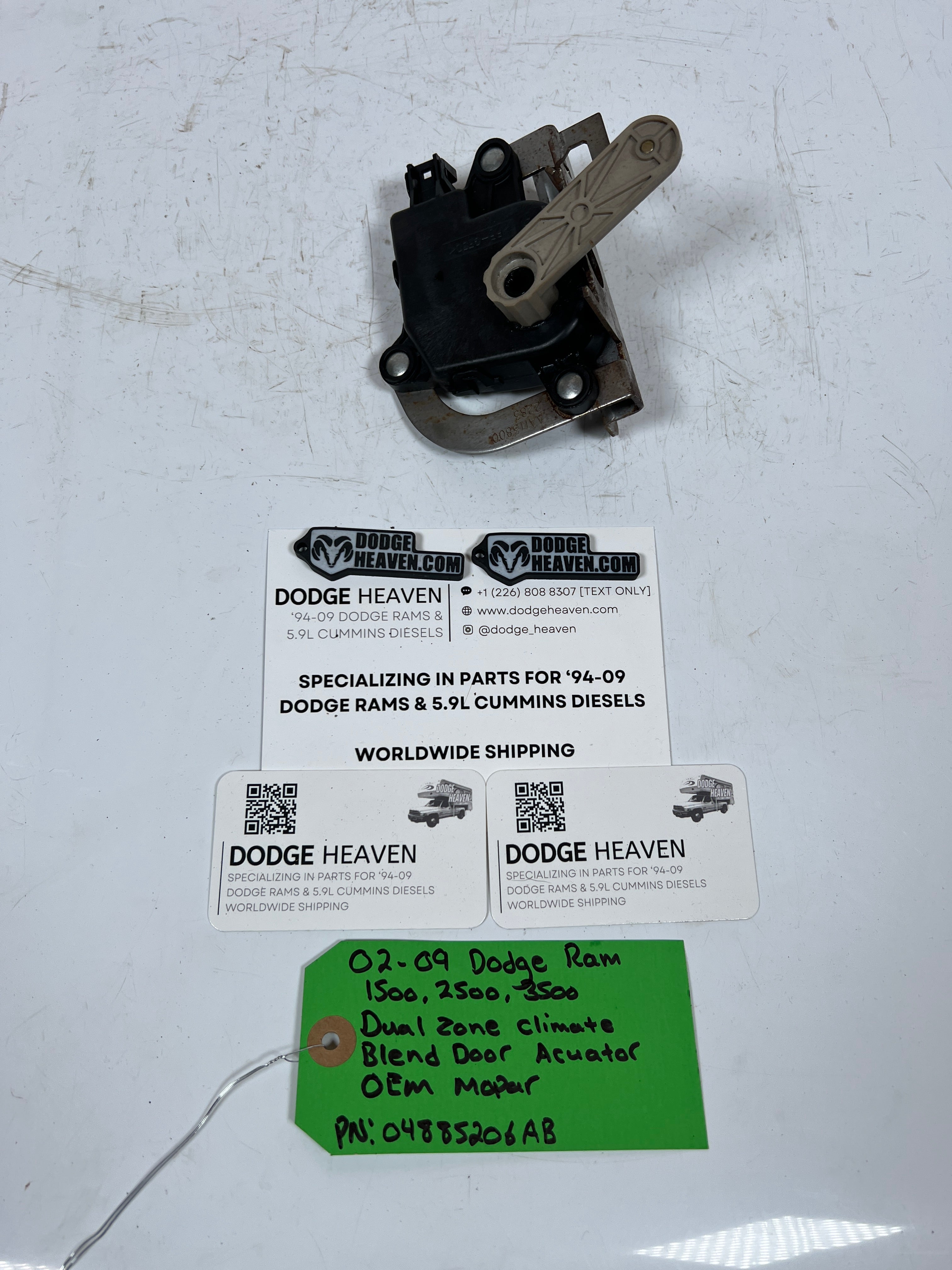 2002-2009 Dodge Ram 1500-3500 Dual Zone Climate Blend Door Actuator