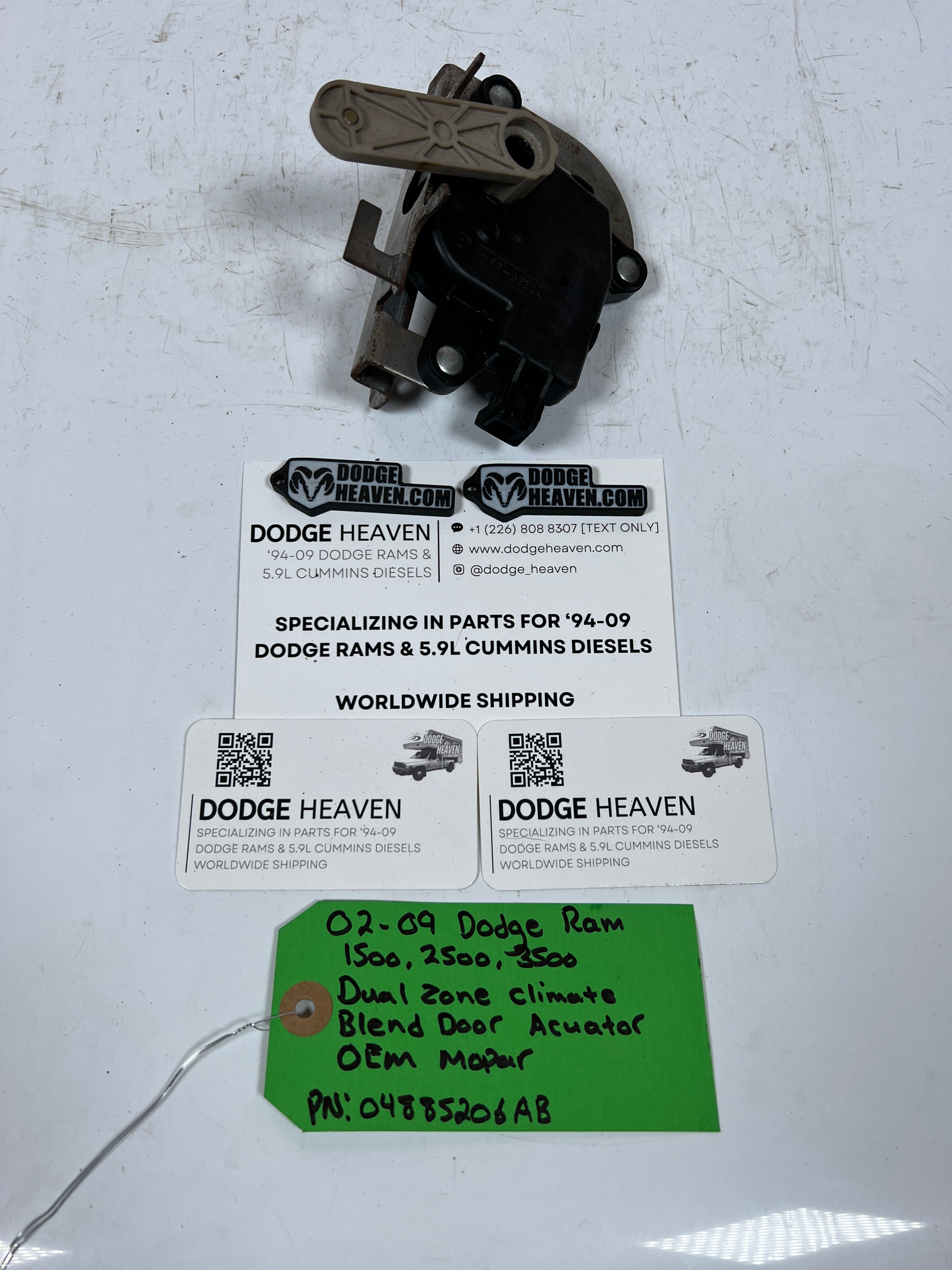 2002-2009 Dodge Ram 1500-3500 Dual Zone Climate Blend Door Actuator