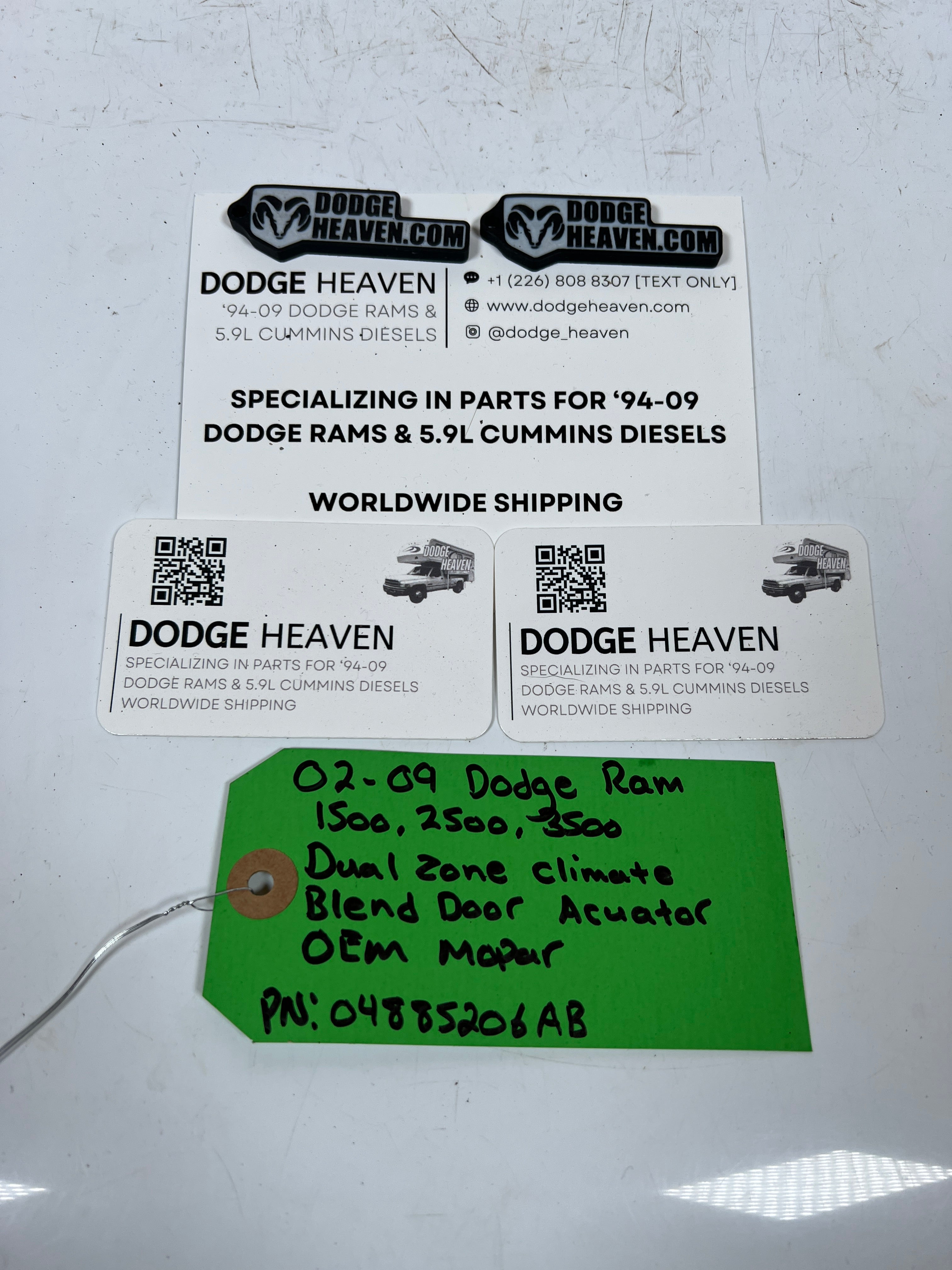 2002-2009 Dodge Ram 1500-3500 Dual Zone Climate Blend Door Actuator