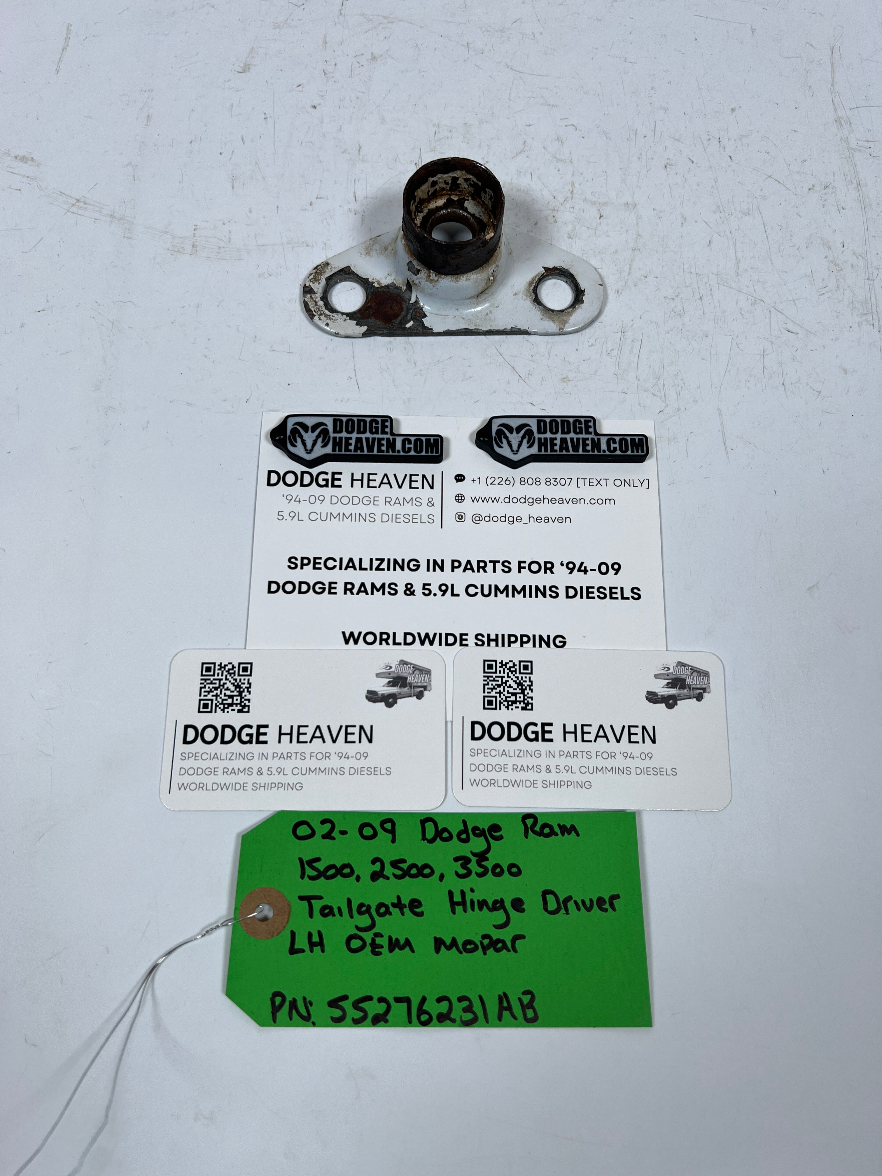 2002-2009 Dodge Ram 1500-3500 Tailgate Hinge Driver LH