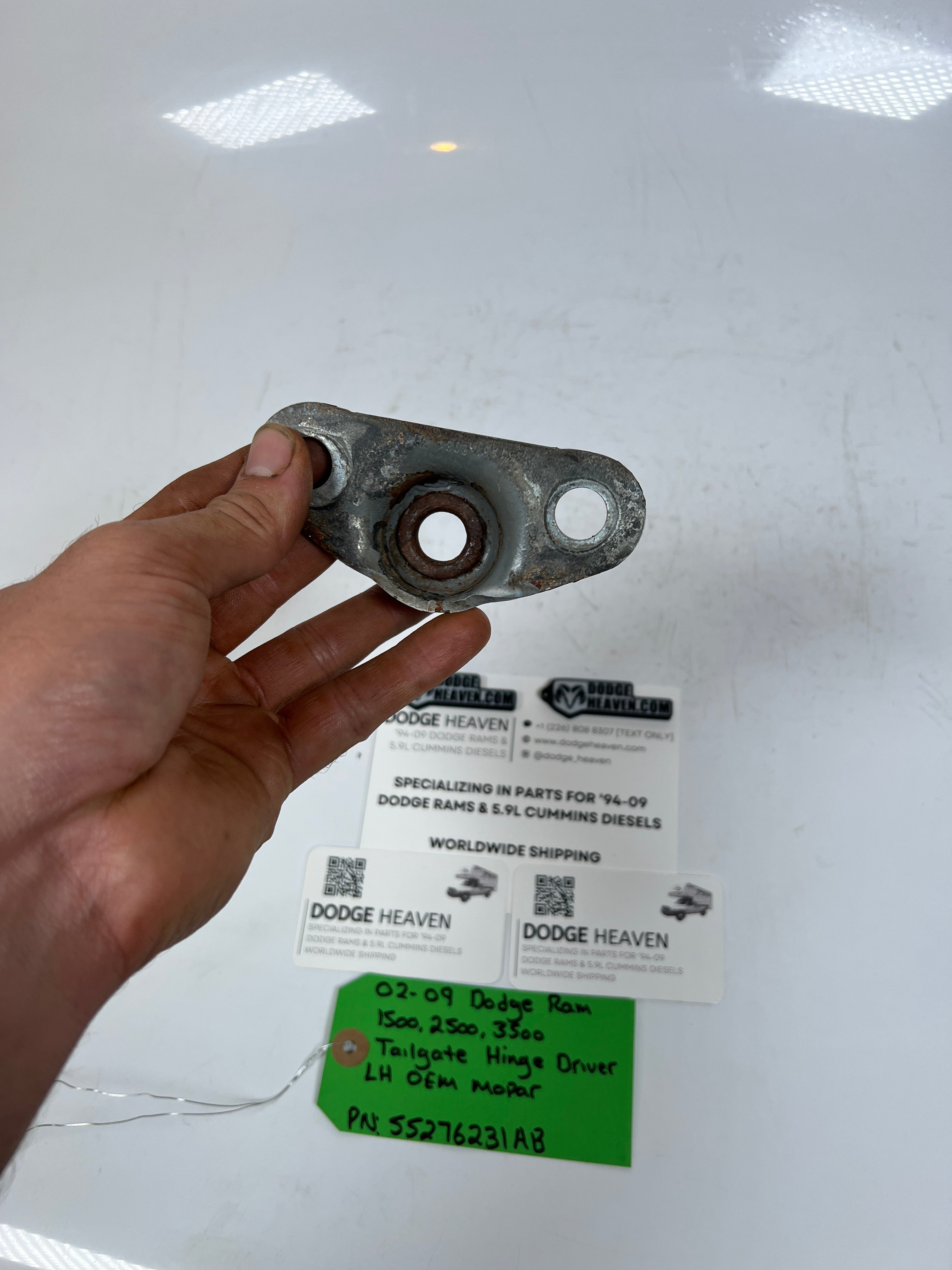 2002-2009 Dodge Ram 1500-3500 Tailgate Hinge Driver LH