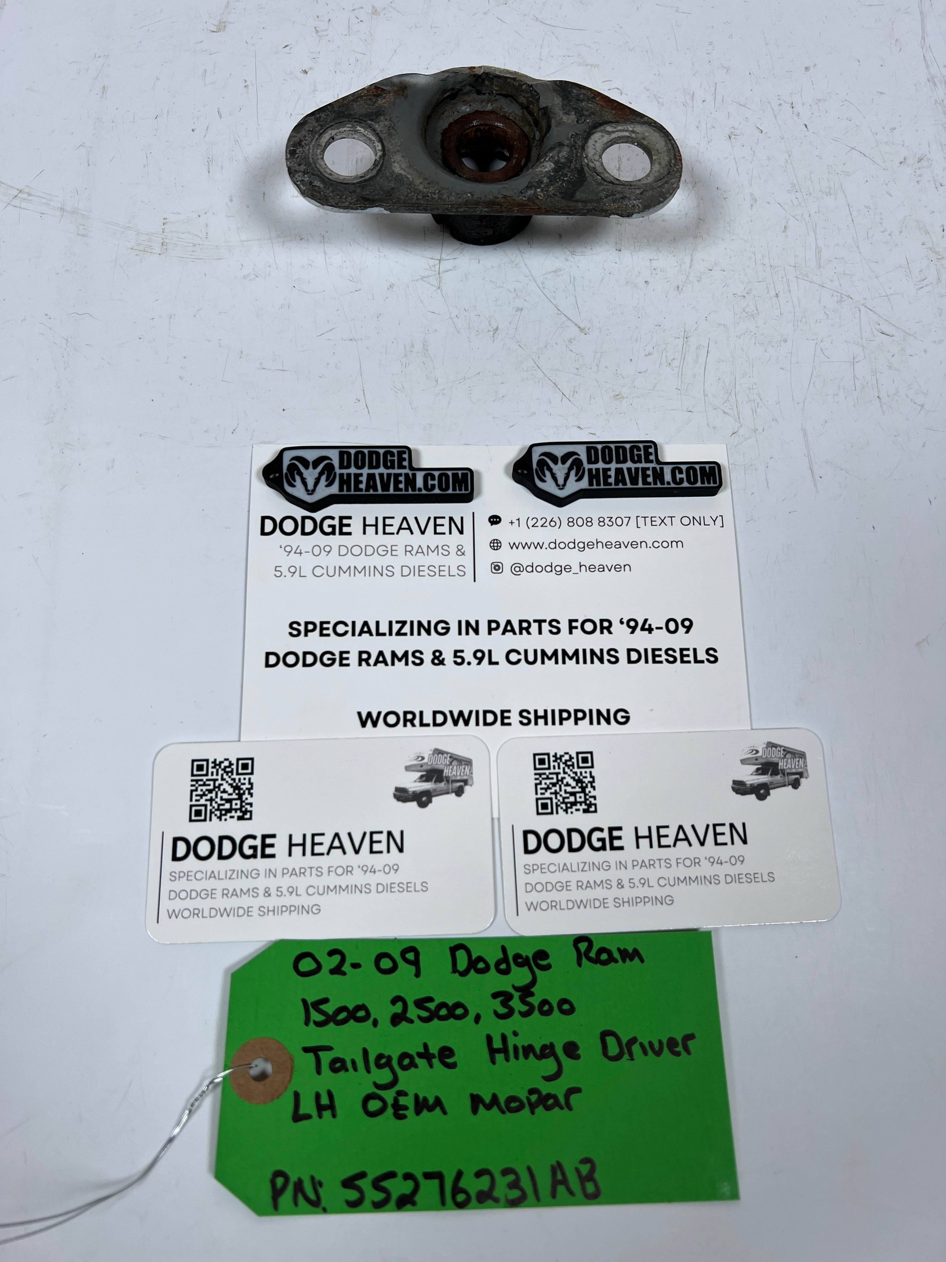 2002-2009 Dodge Ram 1500-3500 Tailgate Hinge Driver LH