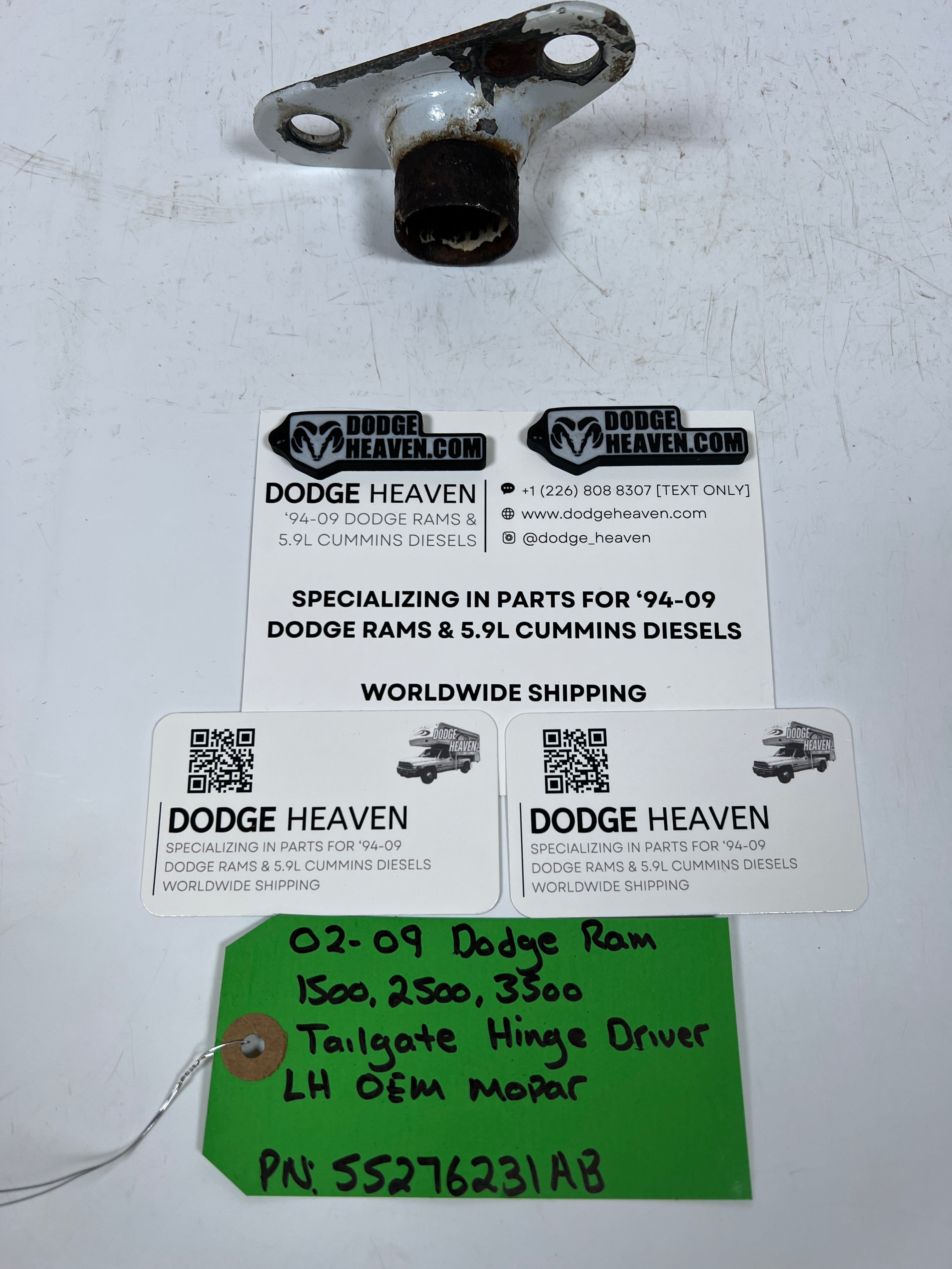 2002-2009 Dodge Ram 1500-3500 Tailgate Hinge Driver LH