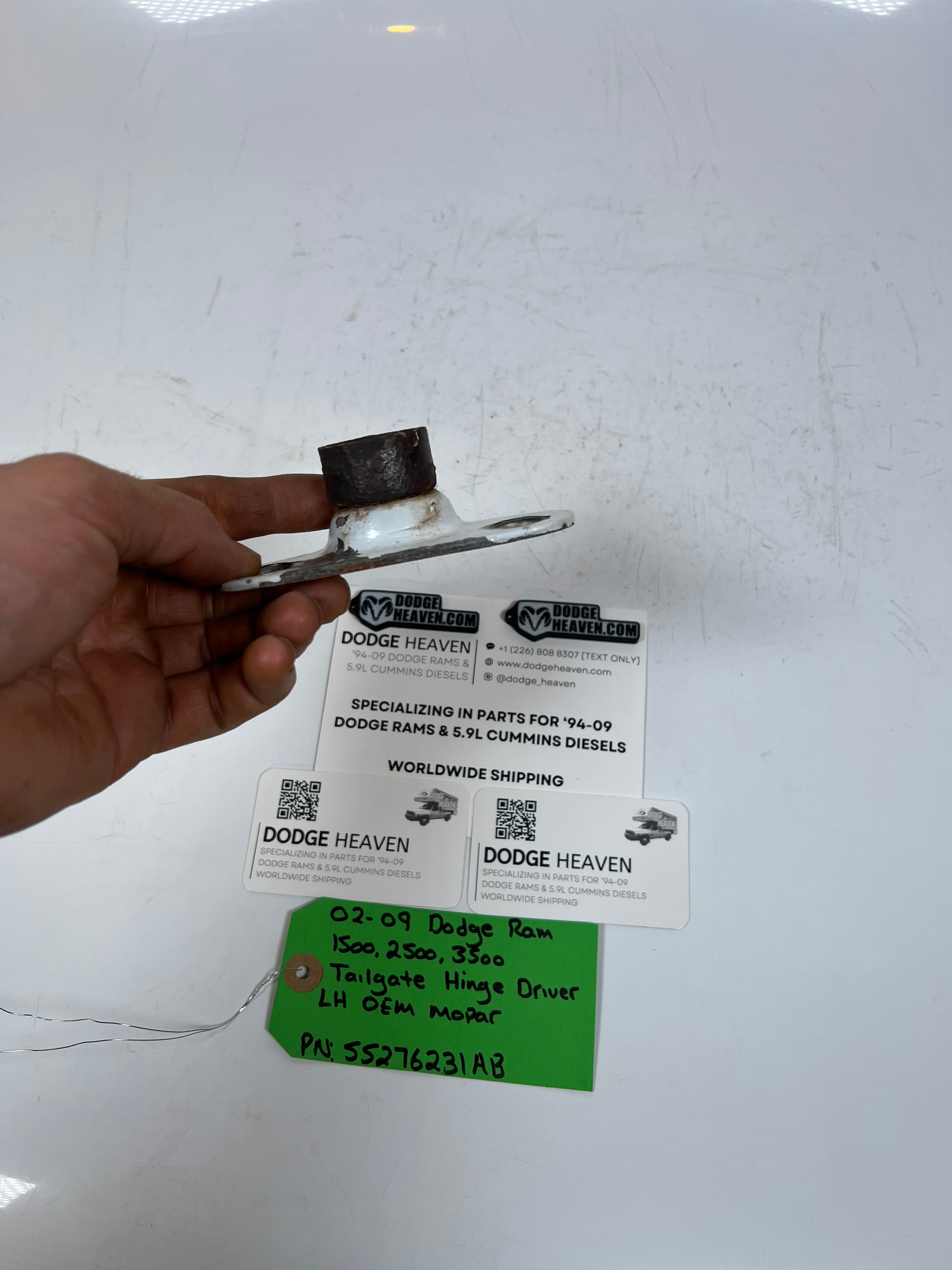 2002-2009 Dodge Ram 1500-3500 Tailgate Hinge Driver LH