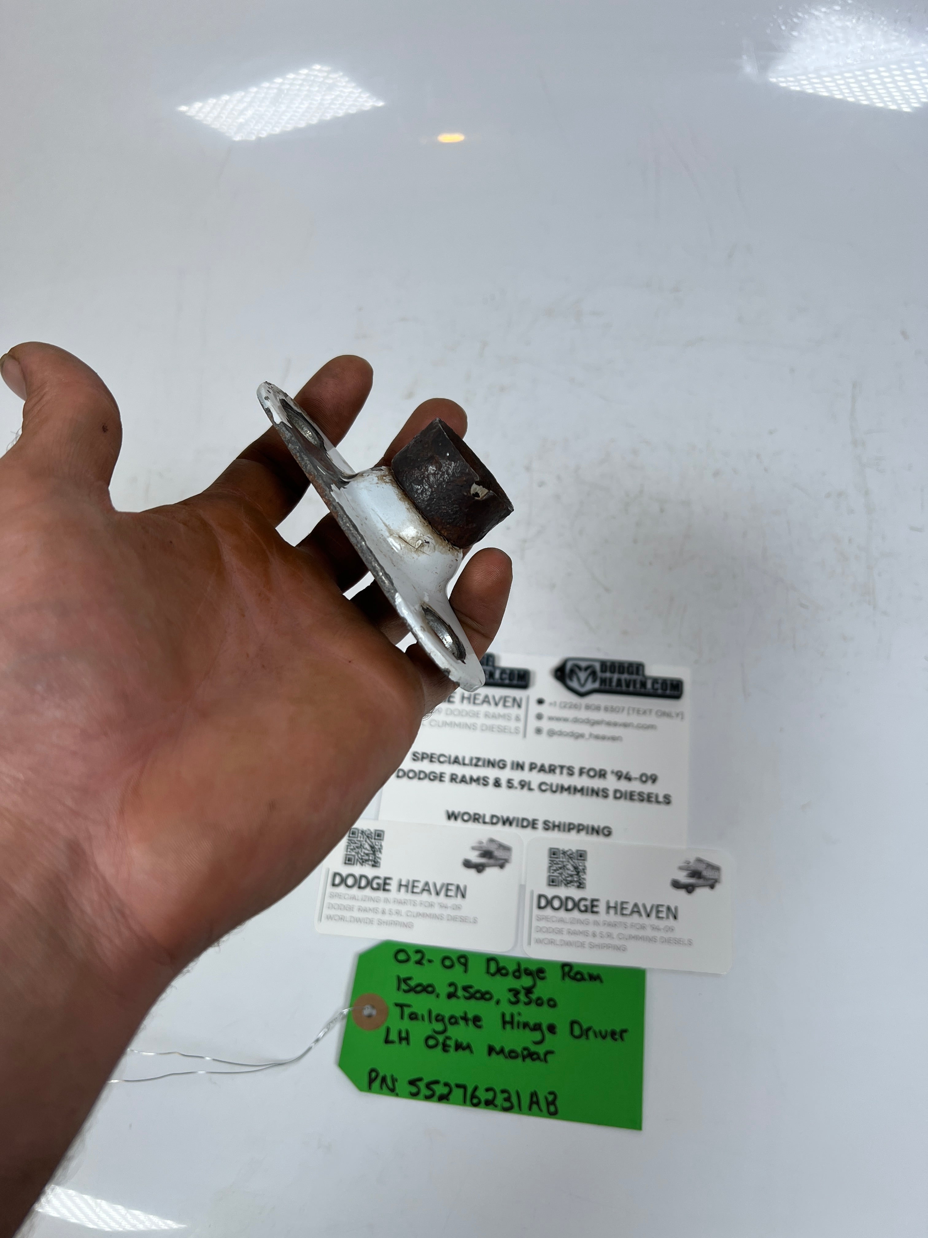 2002-2009 Dodge Ram 1500-3500 Tailgate Hinge Driver LH