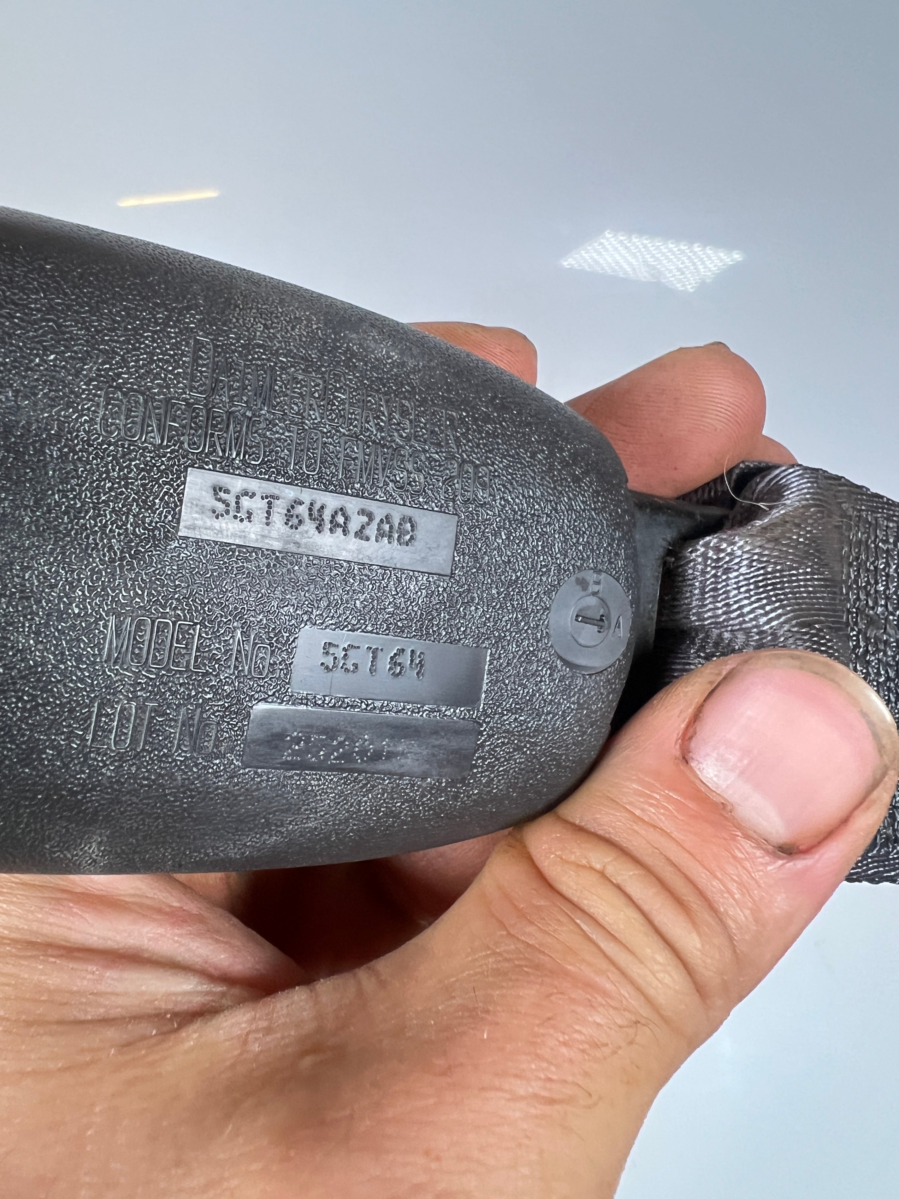1998-2002 Dodge Ram 1500-3500 Passenger Front Seat Belt Buckle