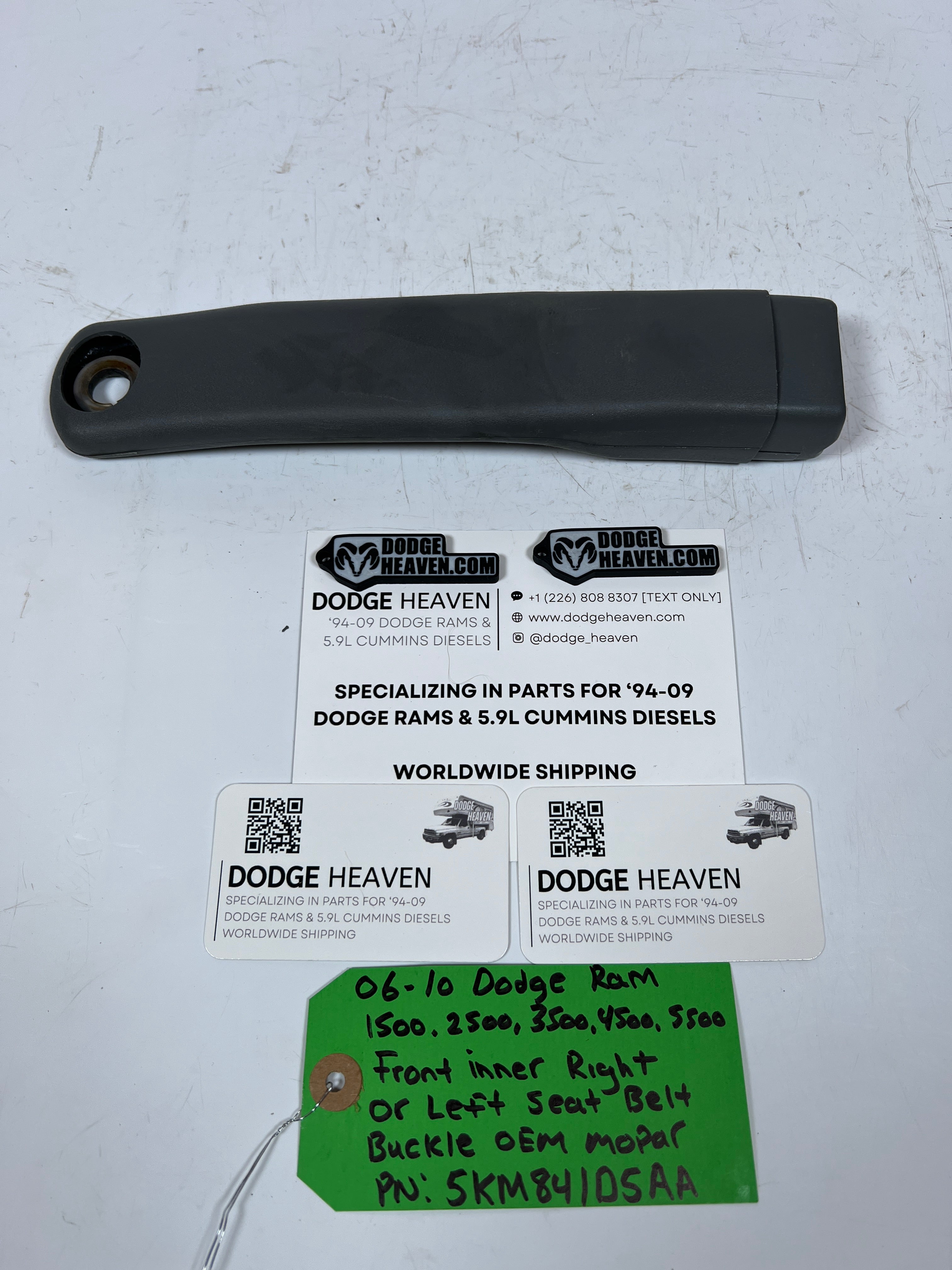 2006-2010 Dodge Ram 1500-5500 Front Inner Seat Belt Buckle LH / RH
