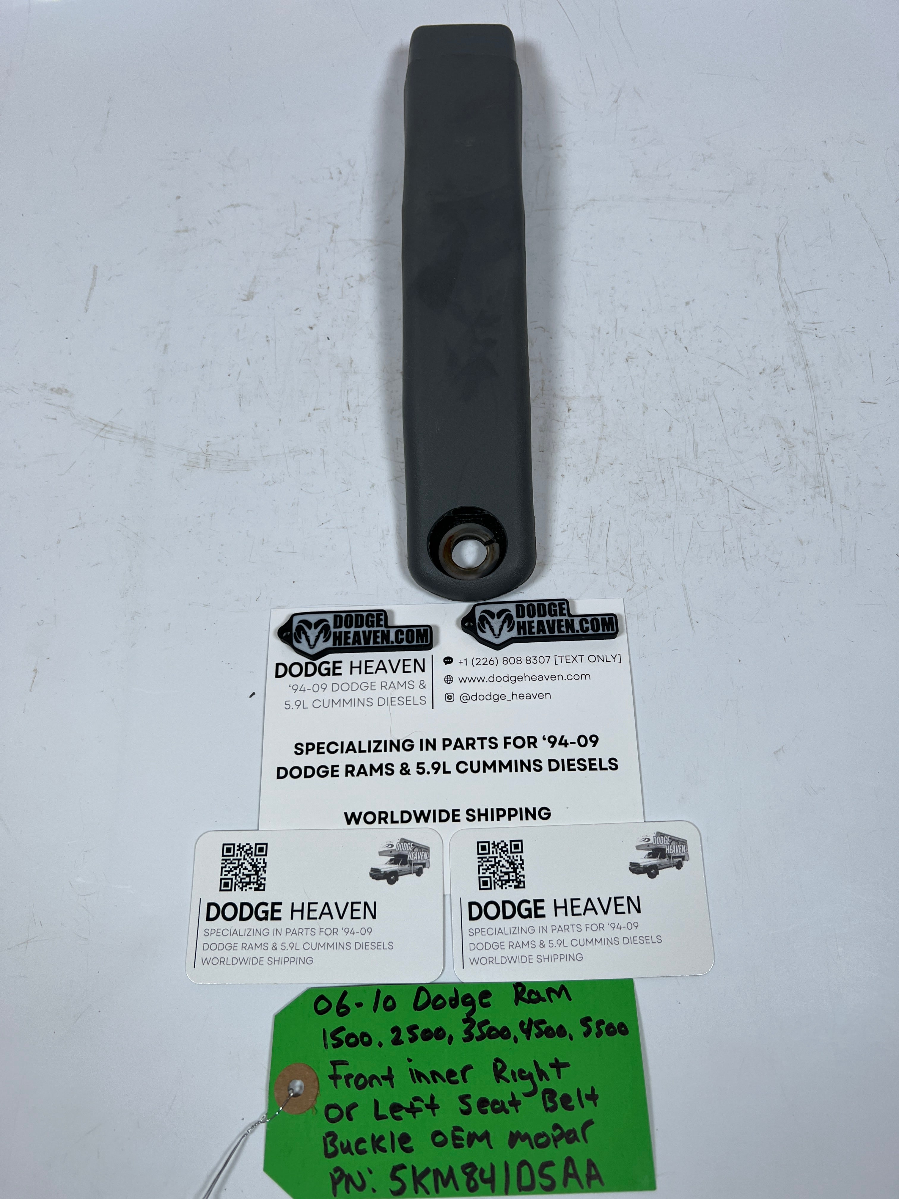 2006-2010 Dodge Ram 1500-5500 Front Inner Seat Belt Buckle LH / RH