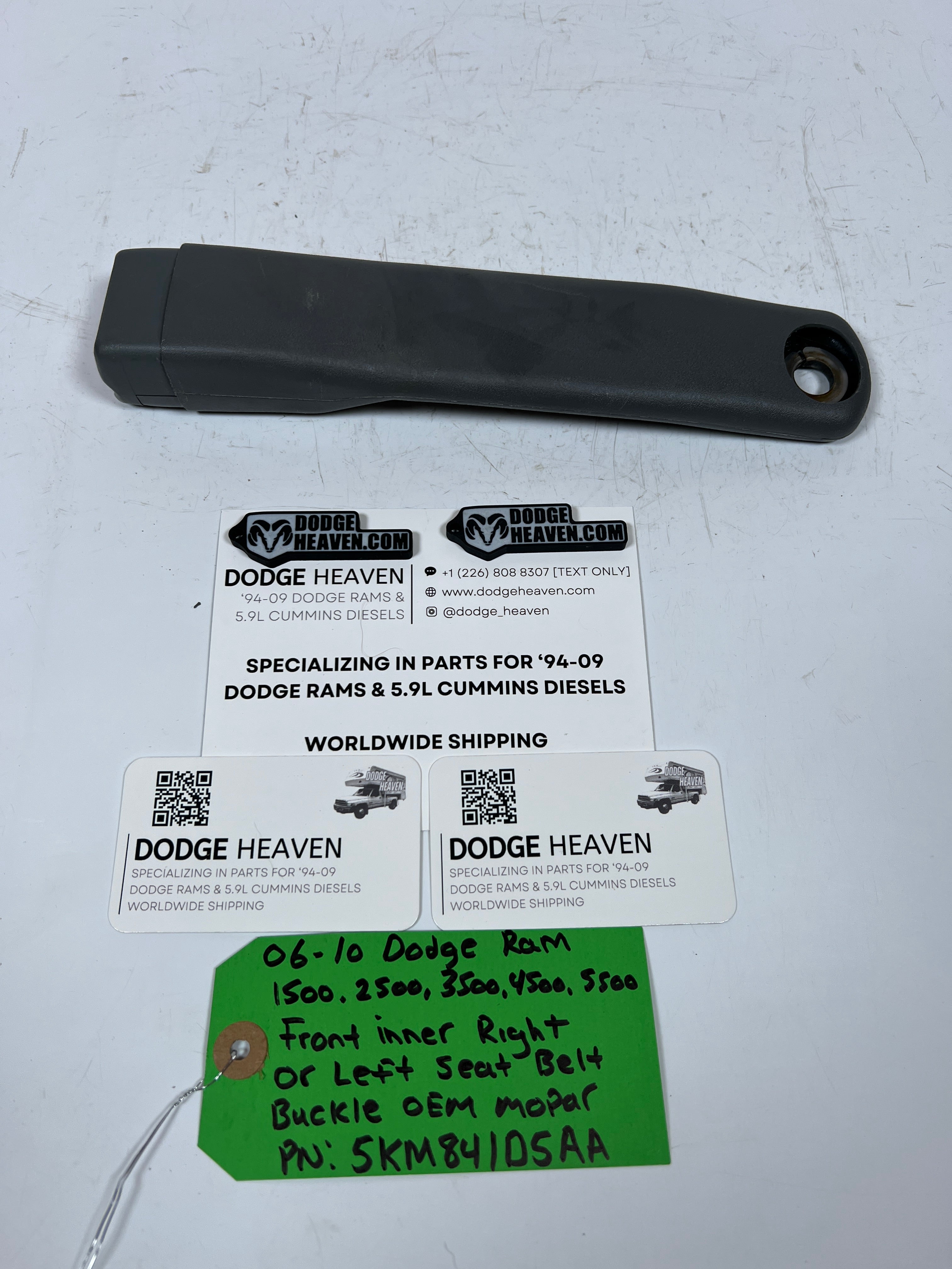 2006-2010 Dodge Ram 1500-5500 Front Inner Seat Belt Buckle LH / RH