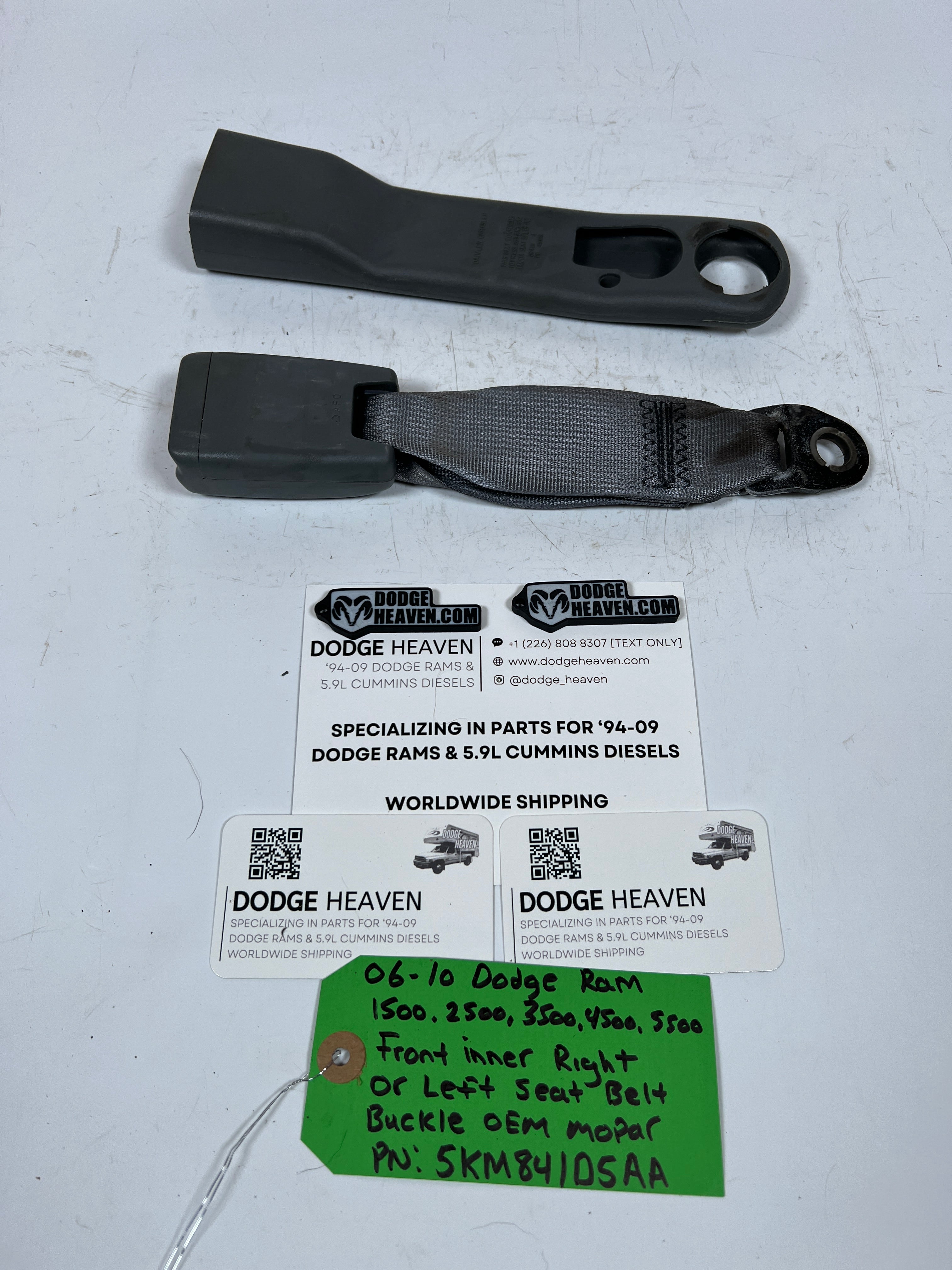 2006-2010 Dodge Ram 1500-5500 Front Inner Seat Belt Buckle LH / RH