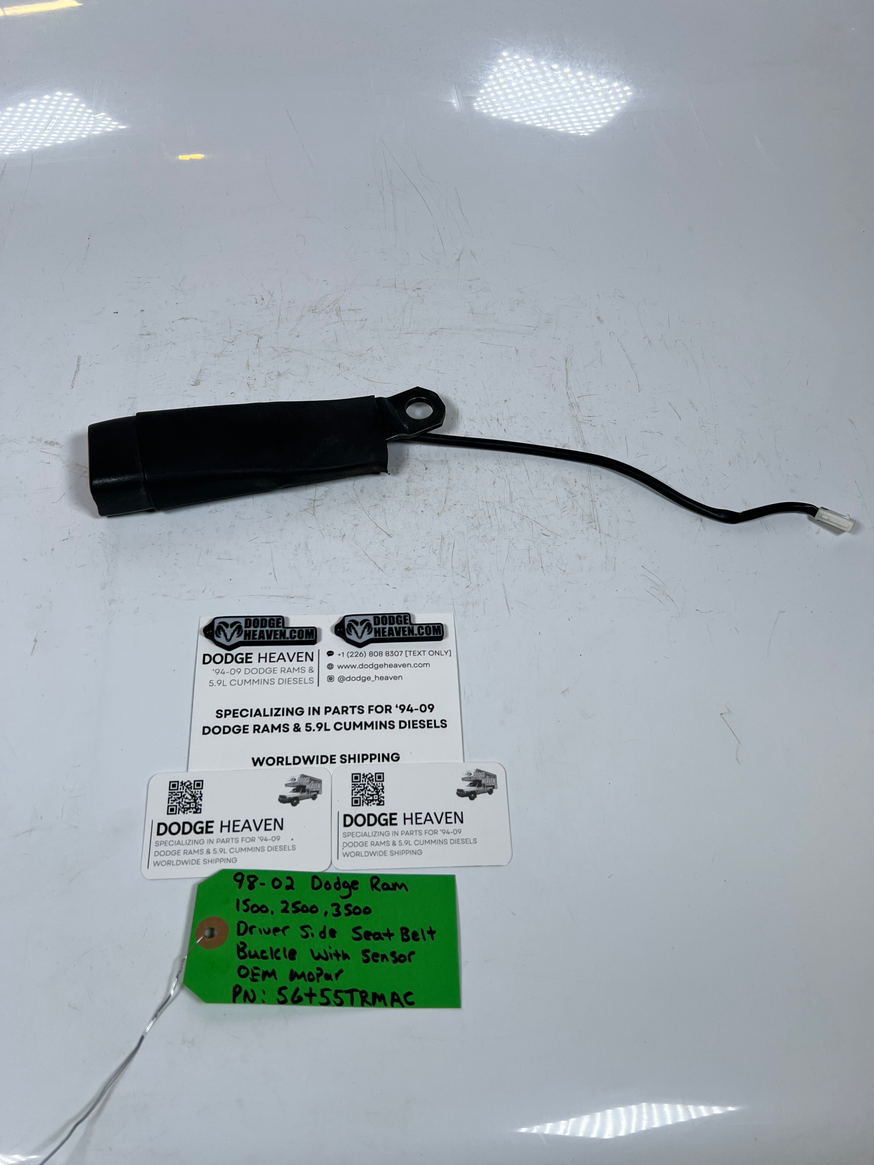 1998-2002 Dodge Ram 1500-3500 Driver Side Seat Belt Buckle