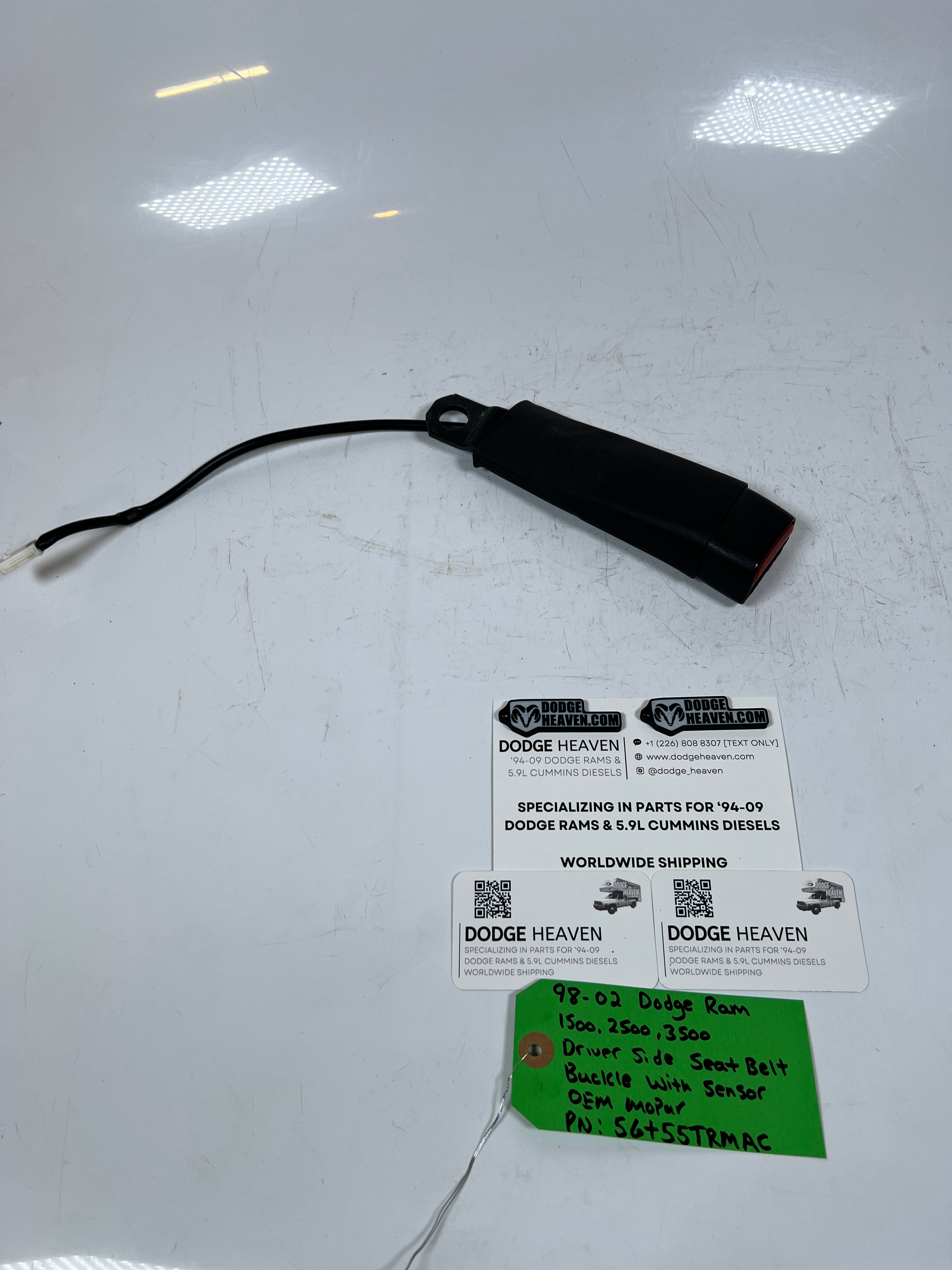1998-2002 Dodge Ram 1500-3500 Driver Side Seat Belt Buckle