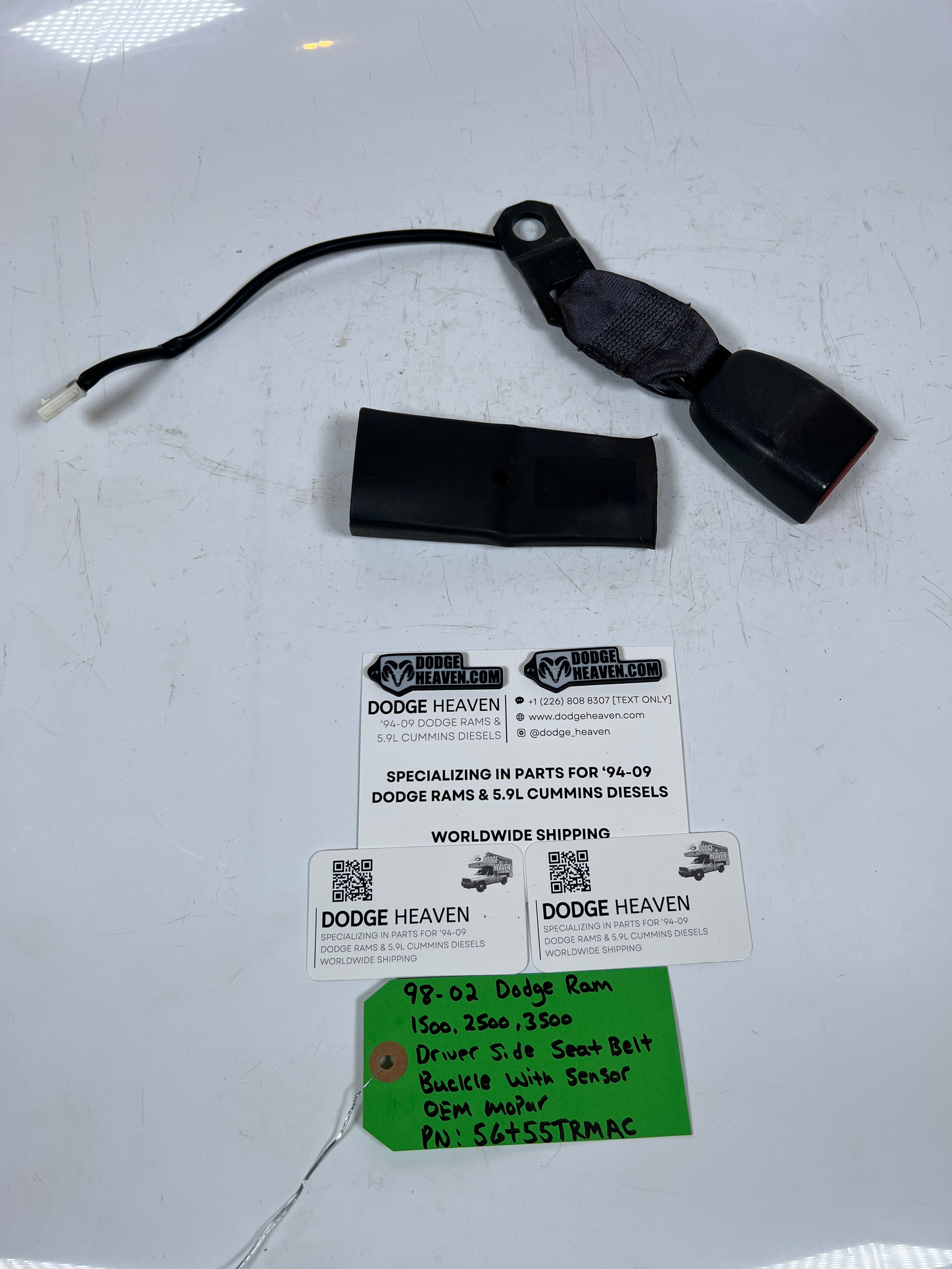1998-2002 Dodge Ram 1500-3500 Driver Side Seat Belt Buckle