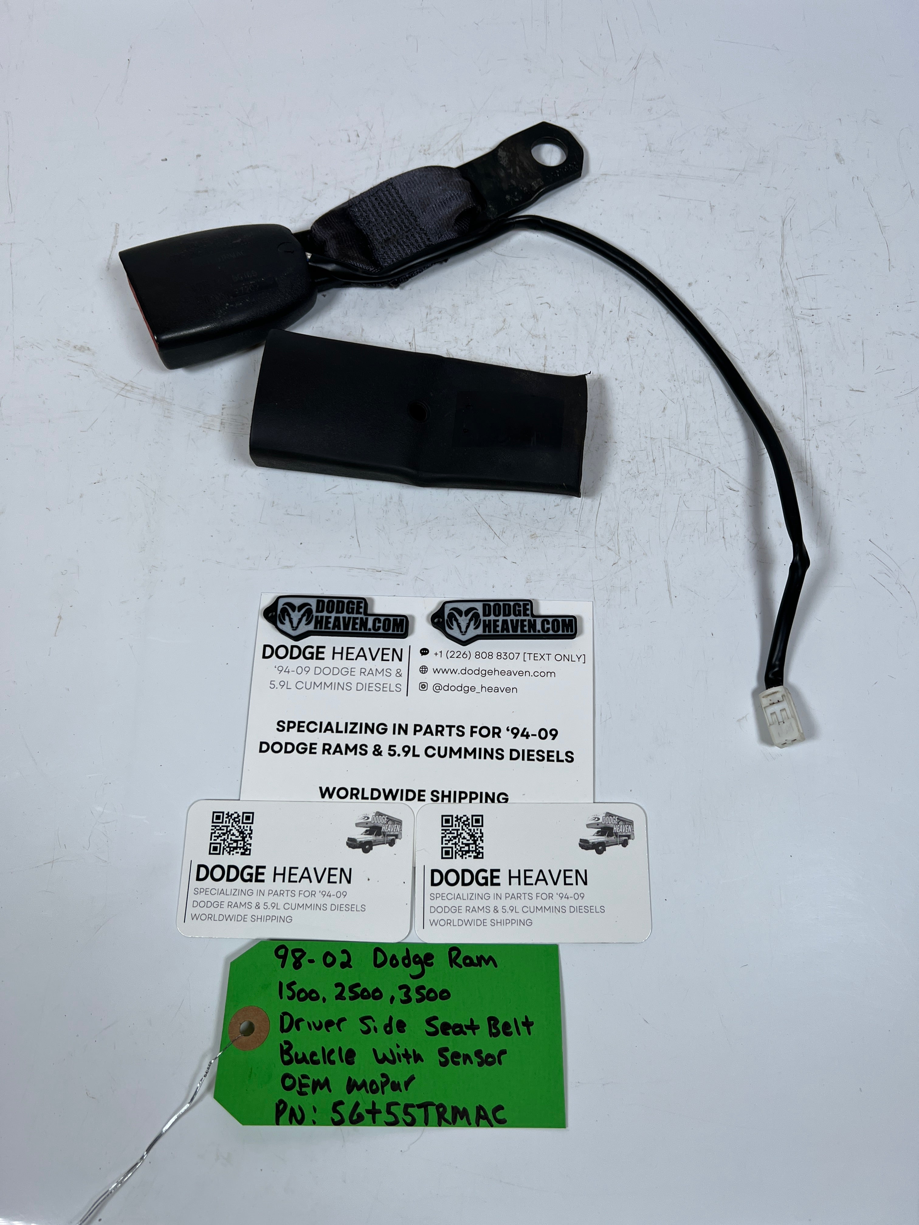 1998-2002 Dodge Ram 1500-3500 Driver Side Seat Belt Buckle