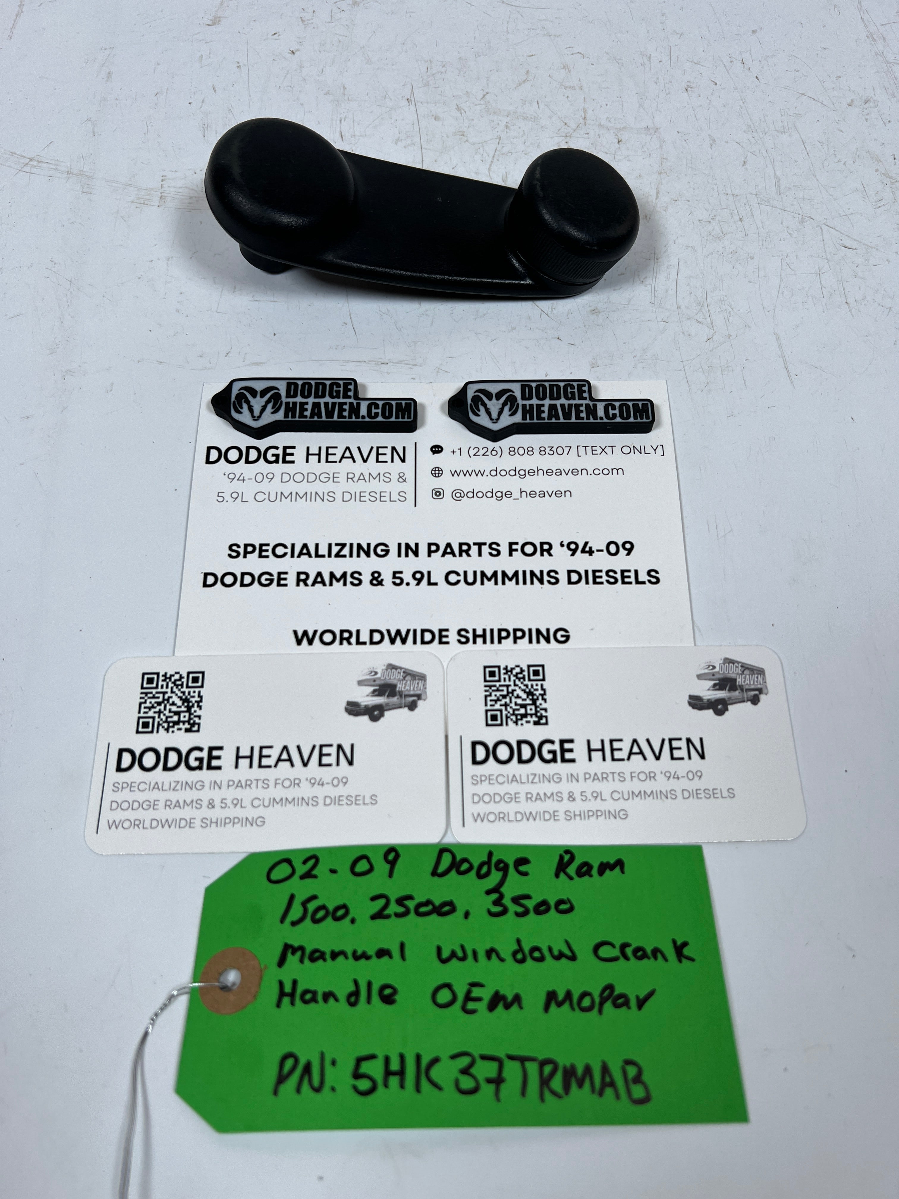 2002-2009 Dodge Ram 1500-3500 Manual Window Crank Handle
