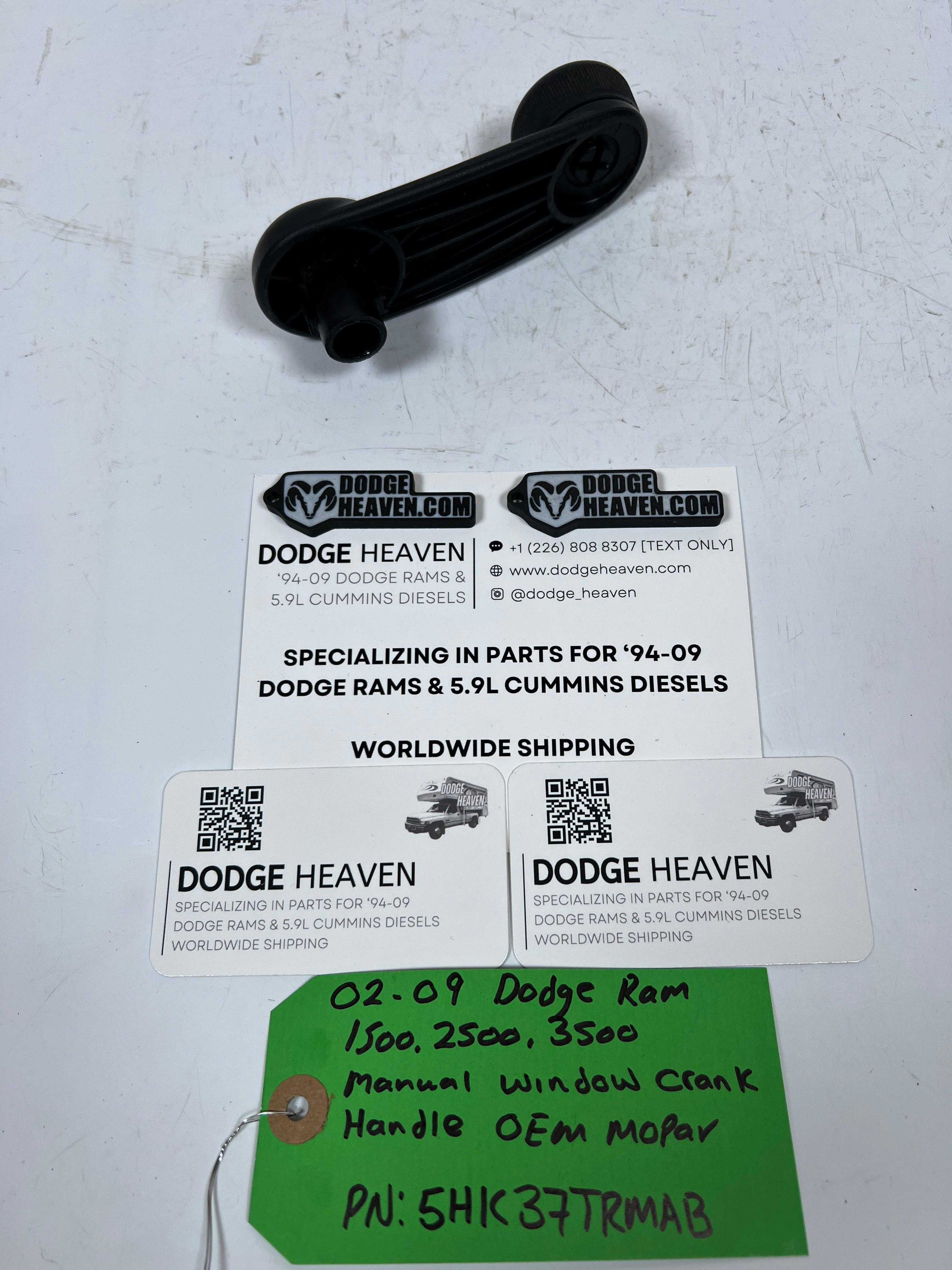 2002-2009 Dodge Ram 1500-3500 Manual Window Crank Handle