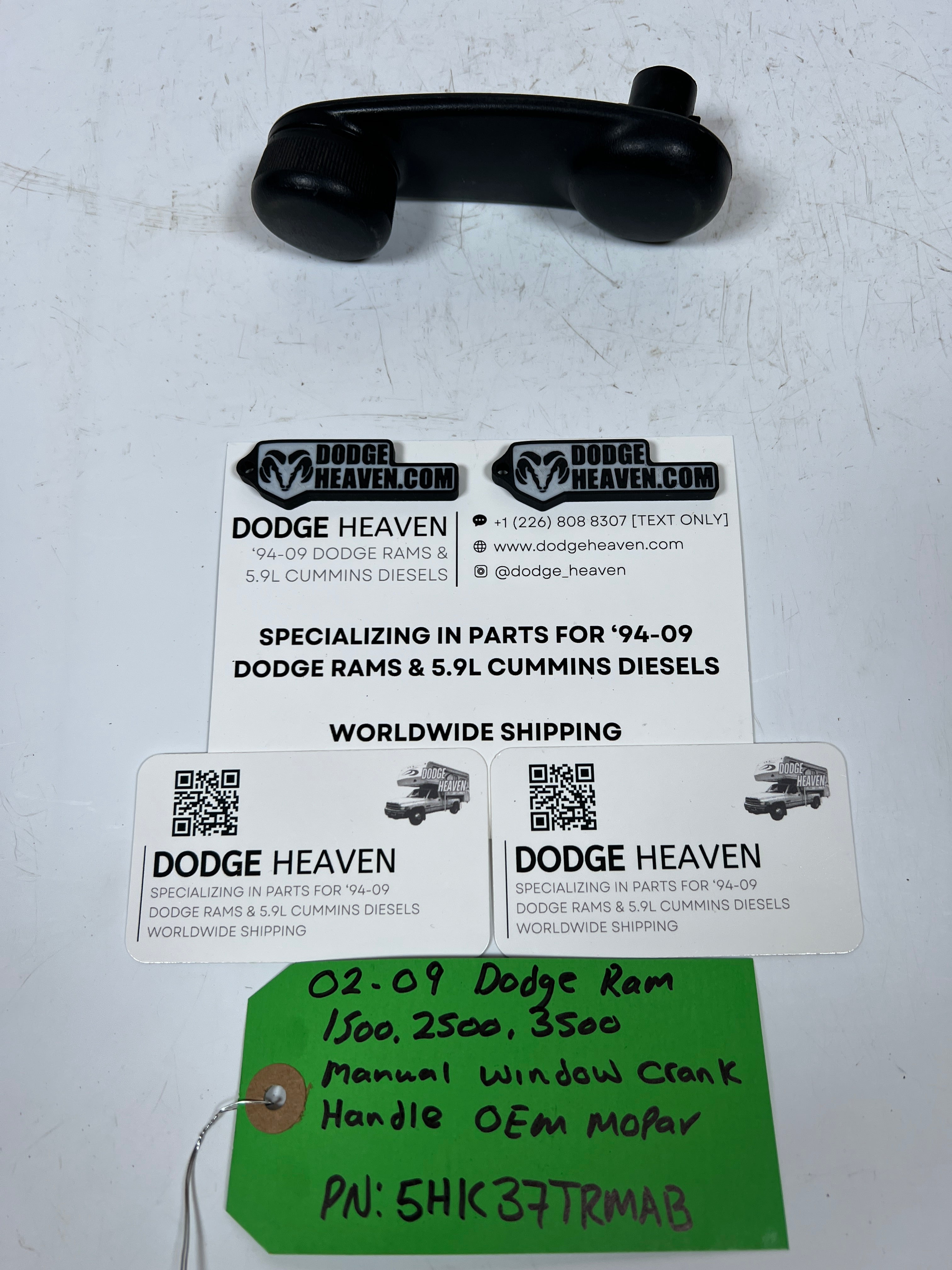 2002-2009 Dodge Ram 1500-3500 Manual Window Crank Handle