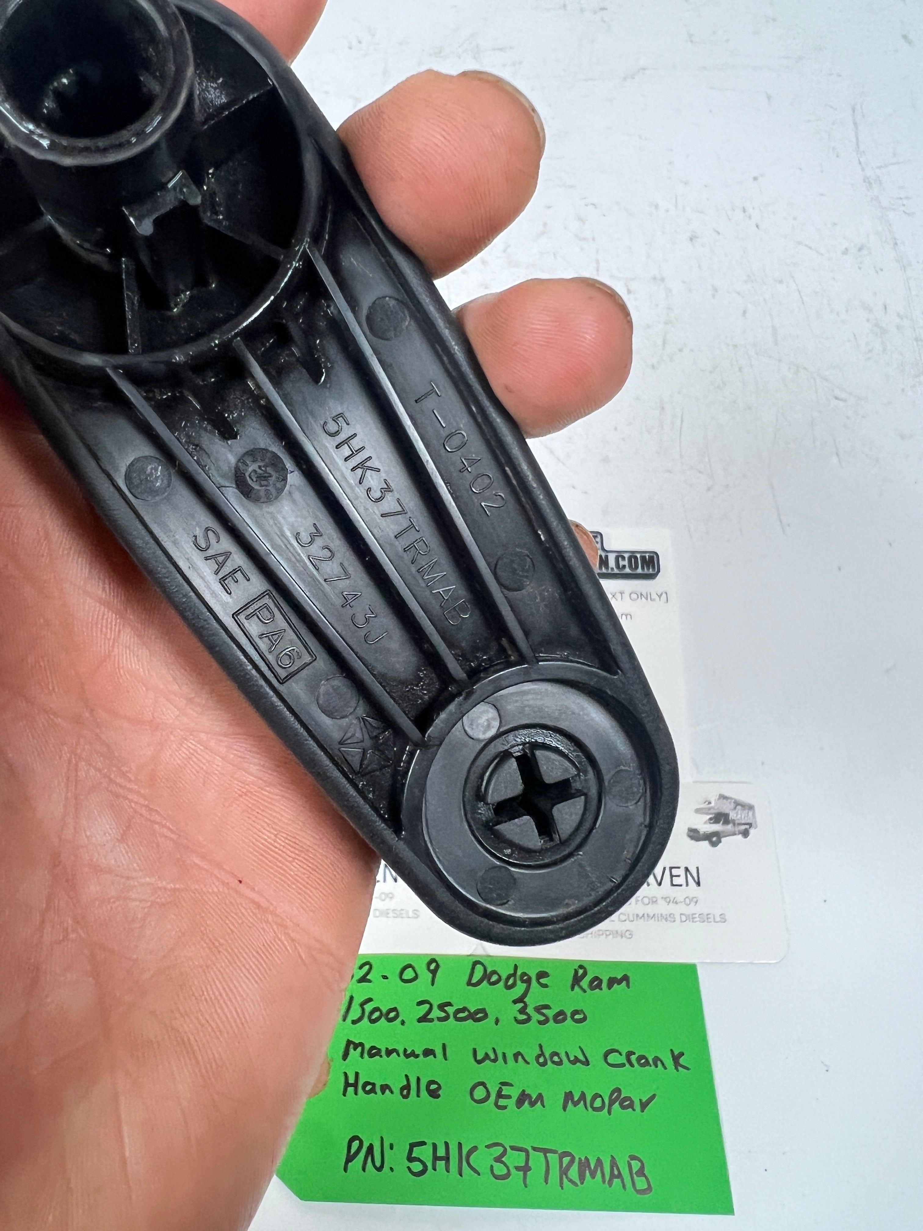 2002-2009 Dodge Ram 1500-3500 Manual Window Crank Handle