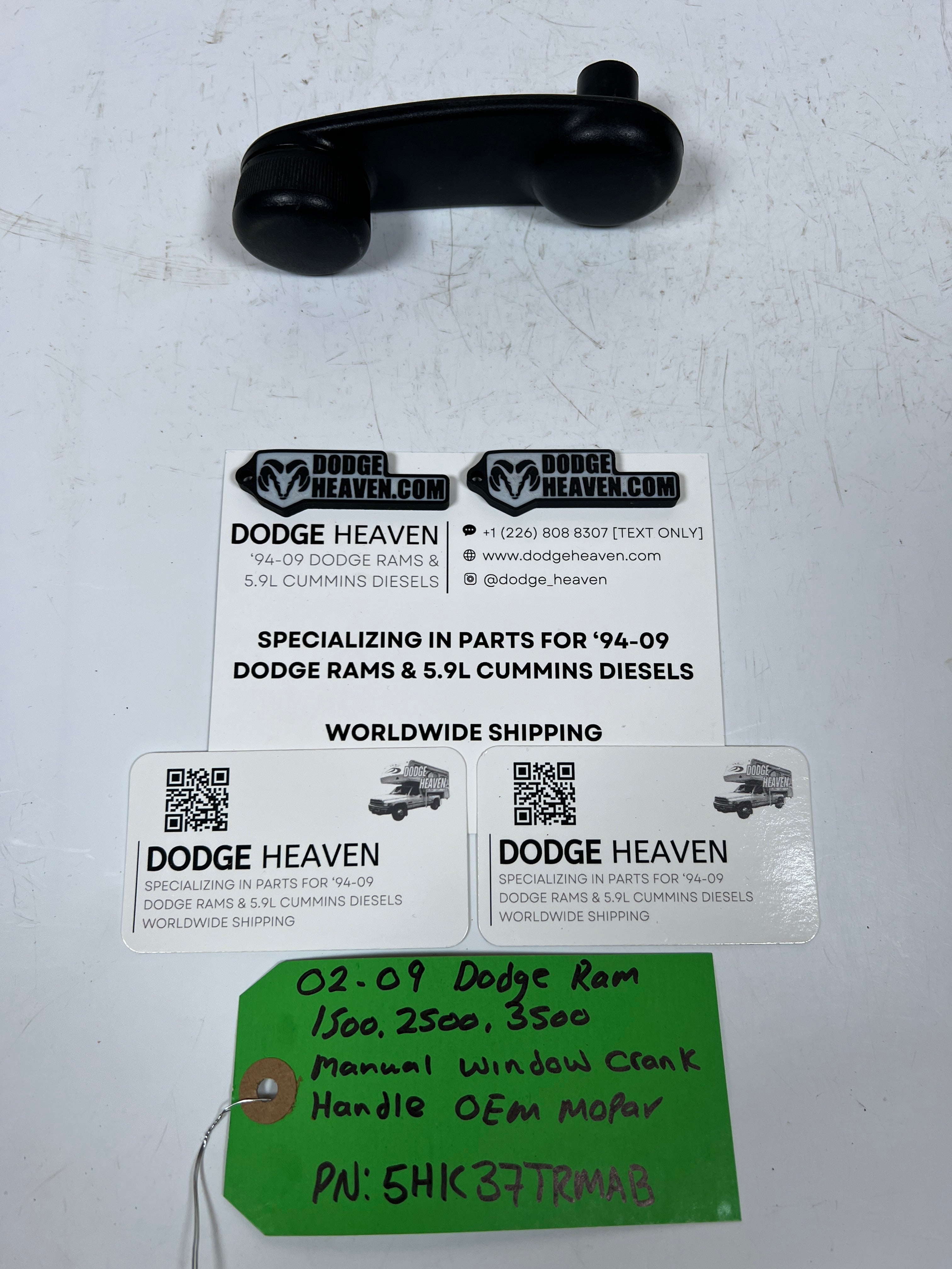 2002-2009 Dodge Ram 1500-3500 Manual Window Crank Handle