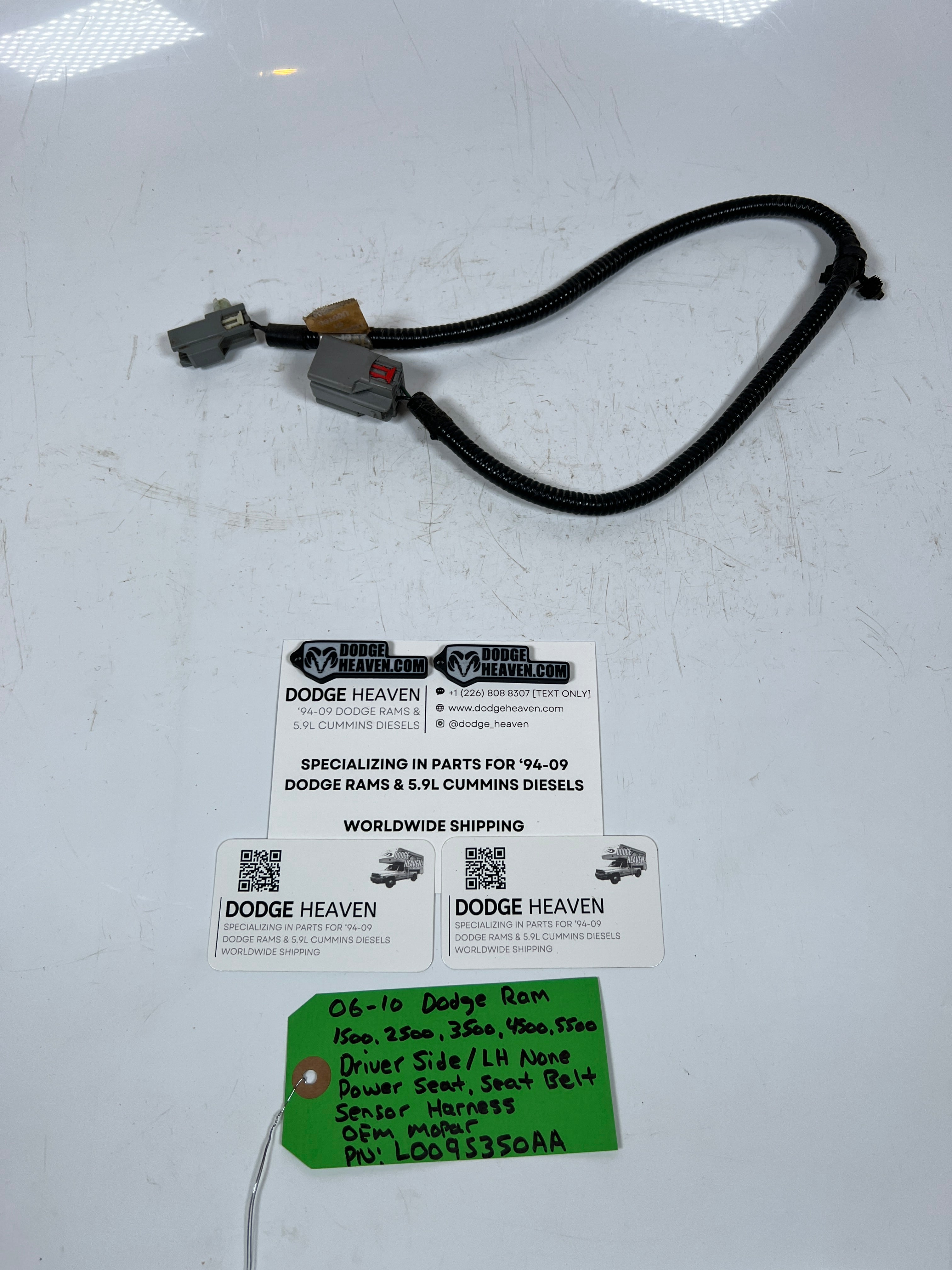 2006-2010 Dodge Ram 1500-5500 Driver Seat Belt Sensor Harness