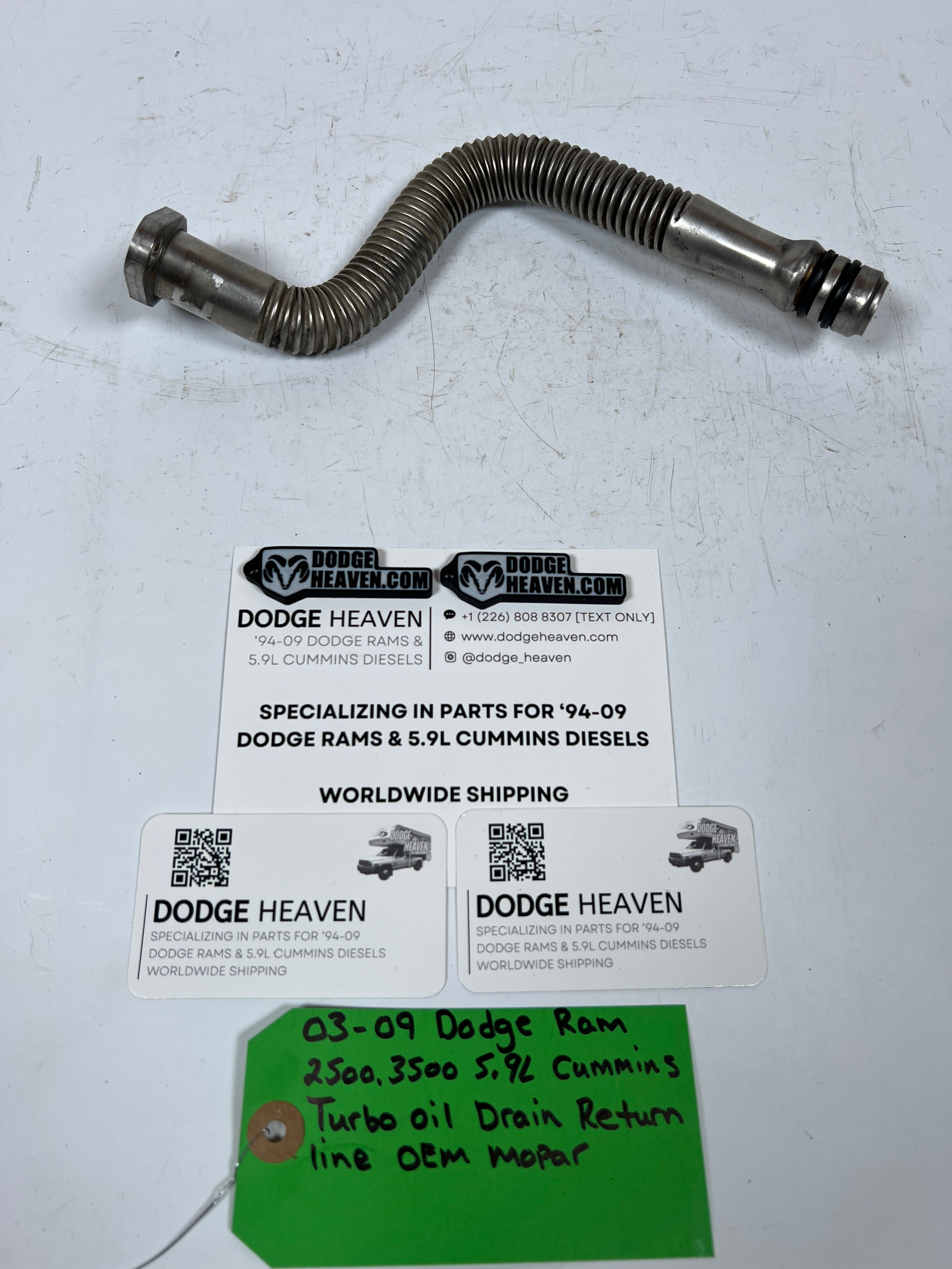 2003-2007 Dodge Ram 5.9L Cummins Turbo Oil Drain Return Line