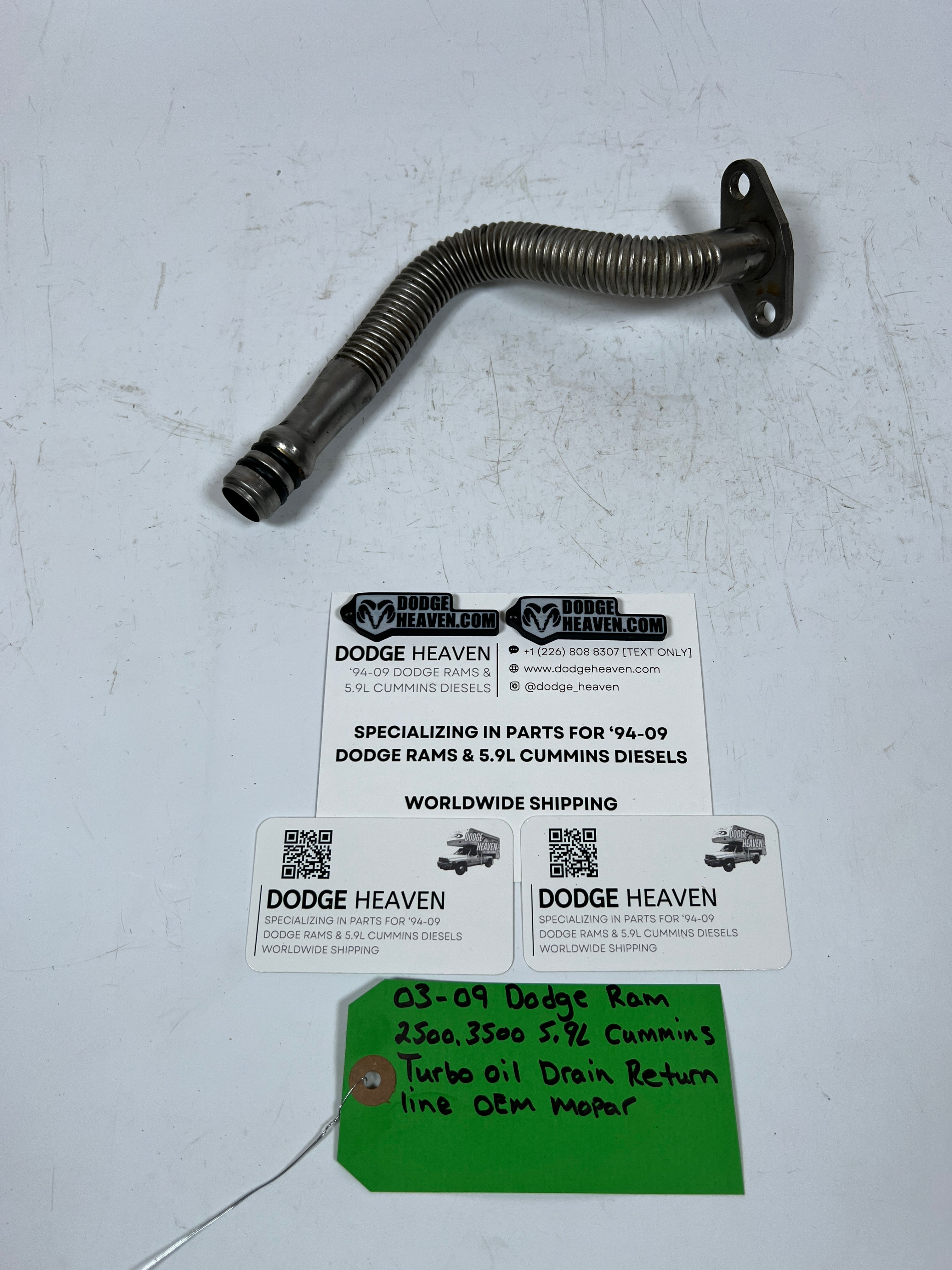 2003-2007 Dodge Ram 5.9L Cummins Turbo Oil Drain Return Line