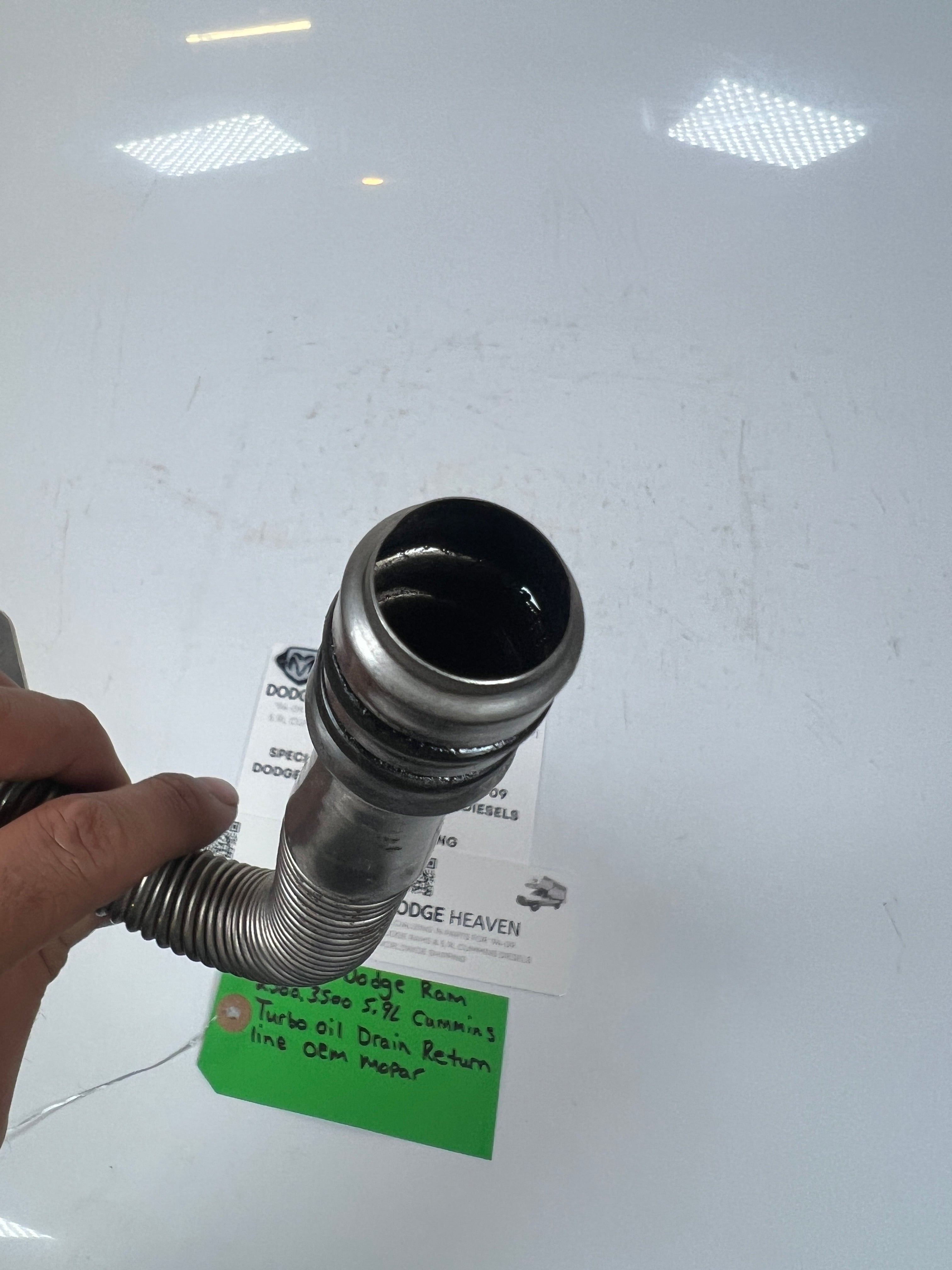 2003-2007 Dodge Ram 5.9L Cummins Turbo Oil Drain Return Line