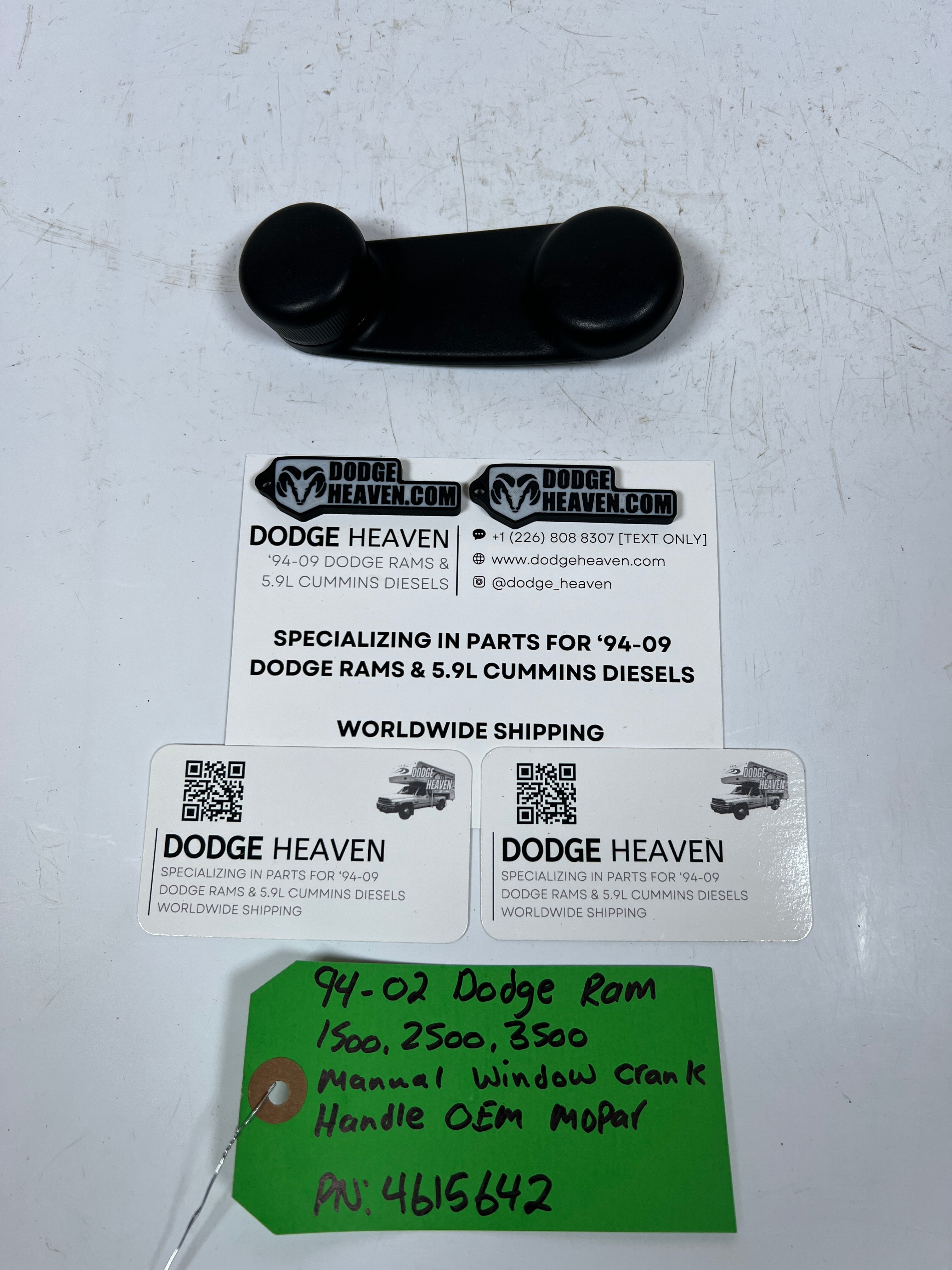 1994-2002 Dodge Ram 1500-3500 Manual Window Crank Handle