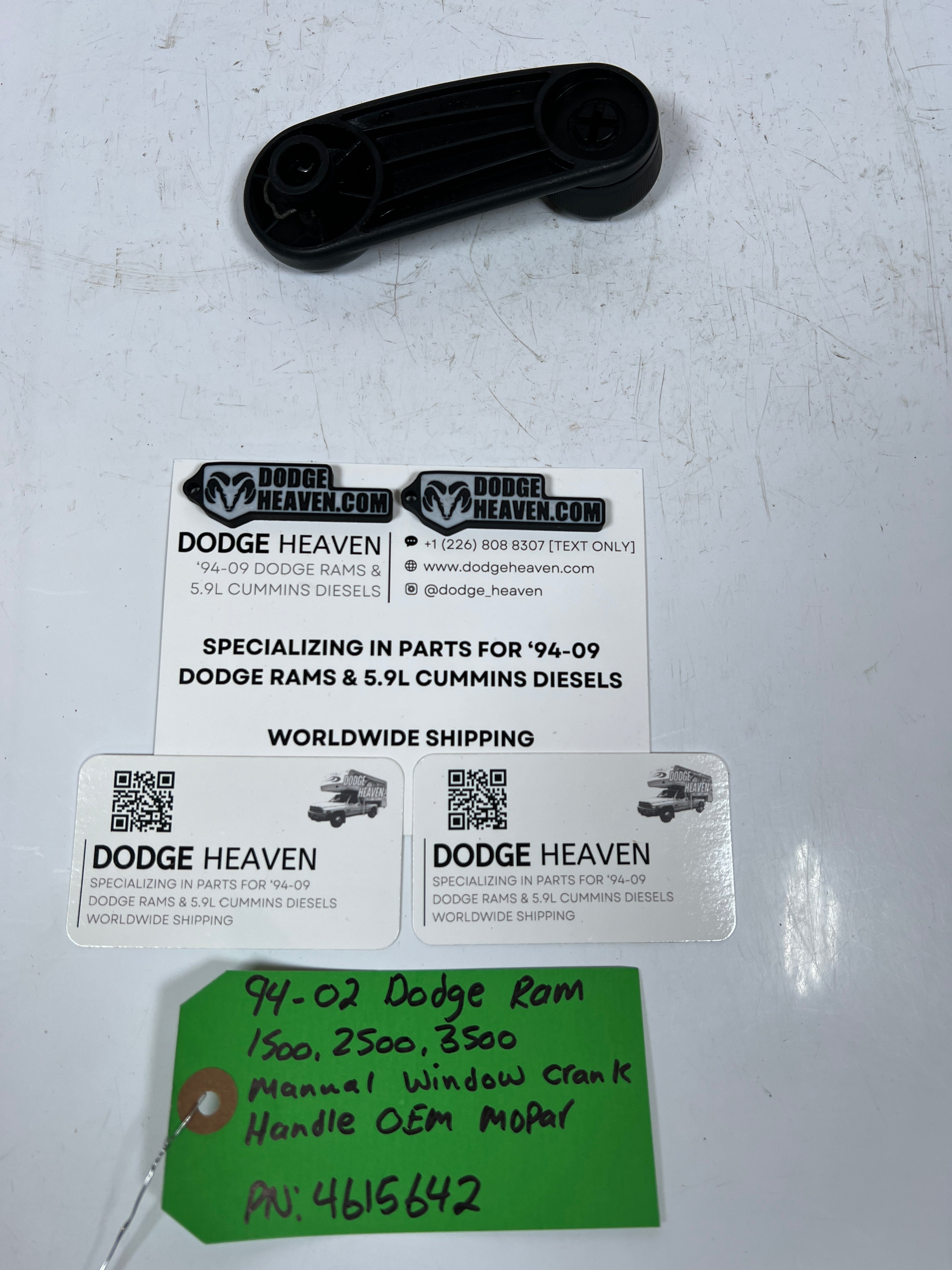 1994-2002 Dodge Ram 1500-3500 Manual Window Crank Handle