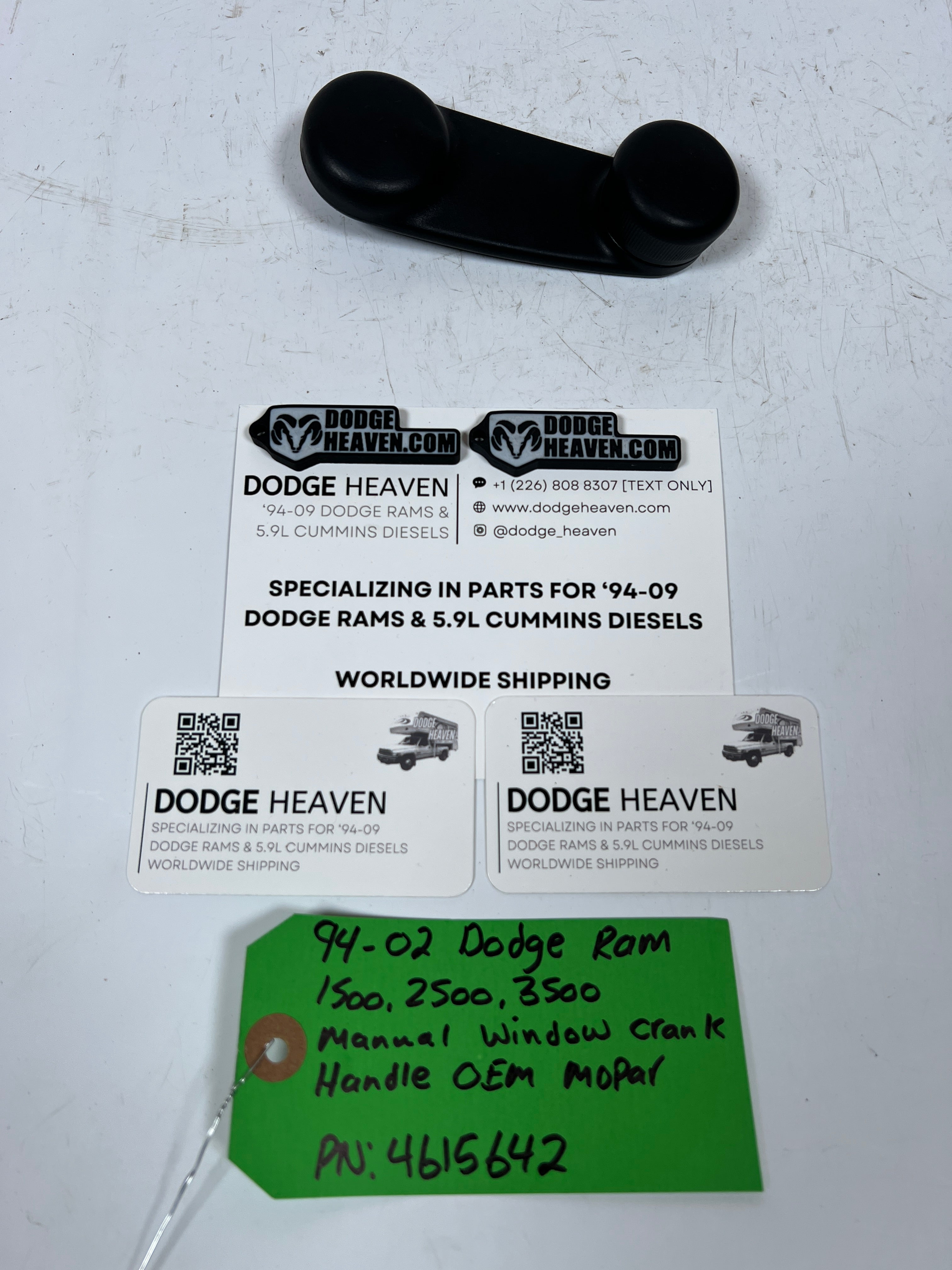 1994-2002 Dodge Ram 1500-3500 Manual Window Crank Handle